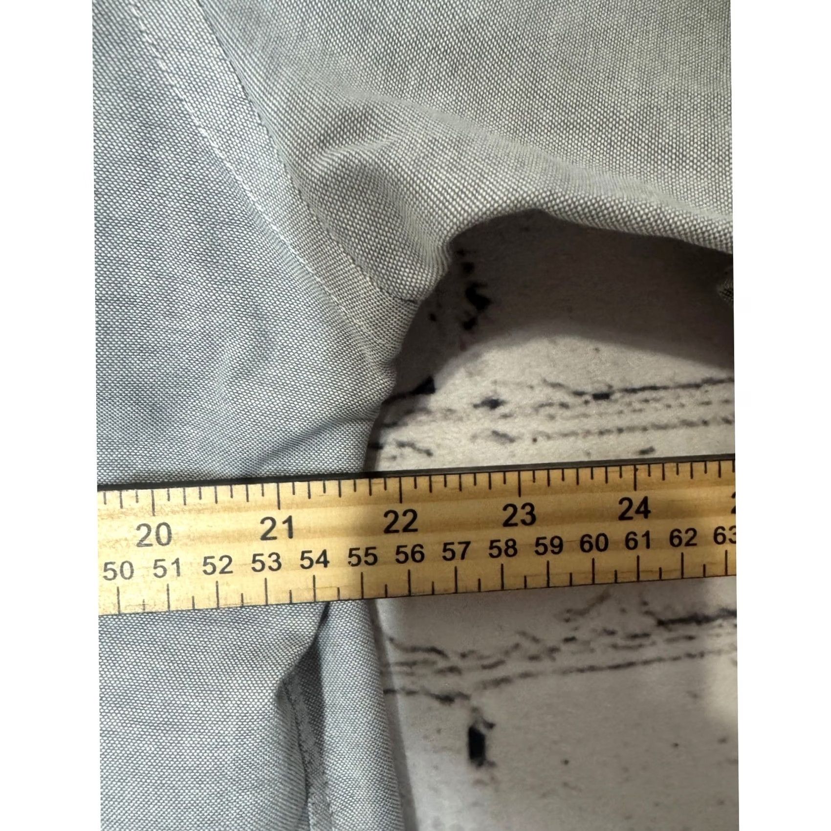 Stafford Stafford Dress Shirt Gray Long Sleeve Button-Down XL Mens Non-Iron Pockets Classic Collar Button-Up Size US XL / EU 56 / 4 - 5 Thumbnail