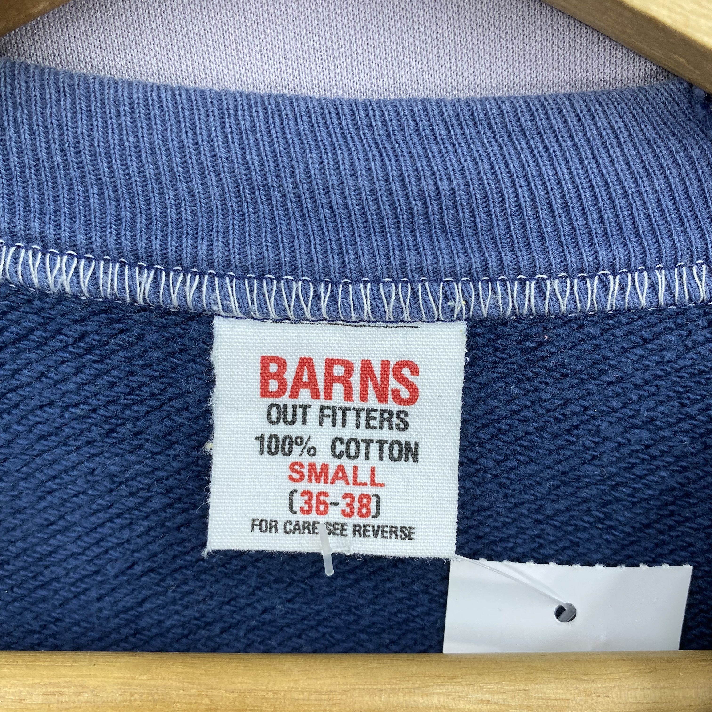 Japanese Brand Vintage 80s Barns Outfitters Harajuku Raglan Sweatshirt Size US S / EU 44-46 / 1 - 7 Thumbnail