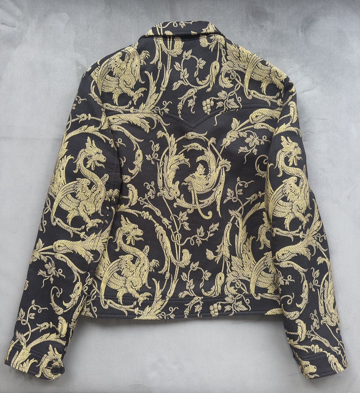 Hedi Slimane × Saint Laurent Paris Saint Laurent Dragon Embroidery Jacket Size US M / EU 48-50 / 2 - 2 Thumbnail