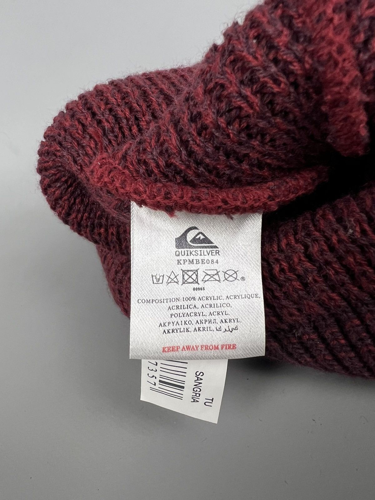 Quiksilver QUIKSILVER SANGRIA BEANIE HAT MADE IN KOREA Size ONE SIZE - 5 Thumbnail