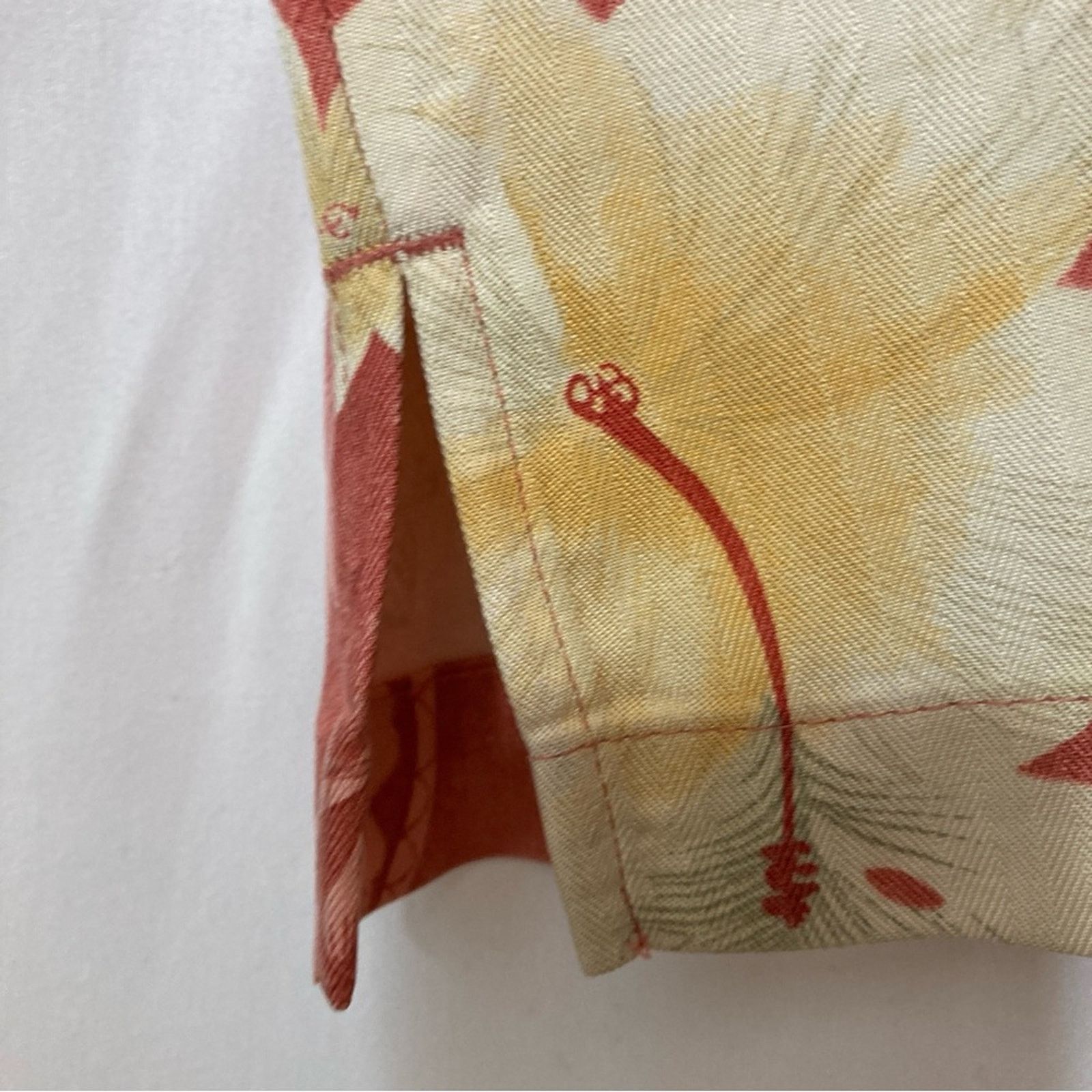 Other Caribbean Joe Tropical Floral Button Up Blouse Top Size M / US 6-8 / IT 42-44 - 5 Thumbnail