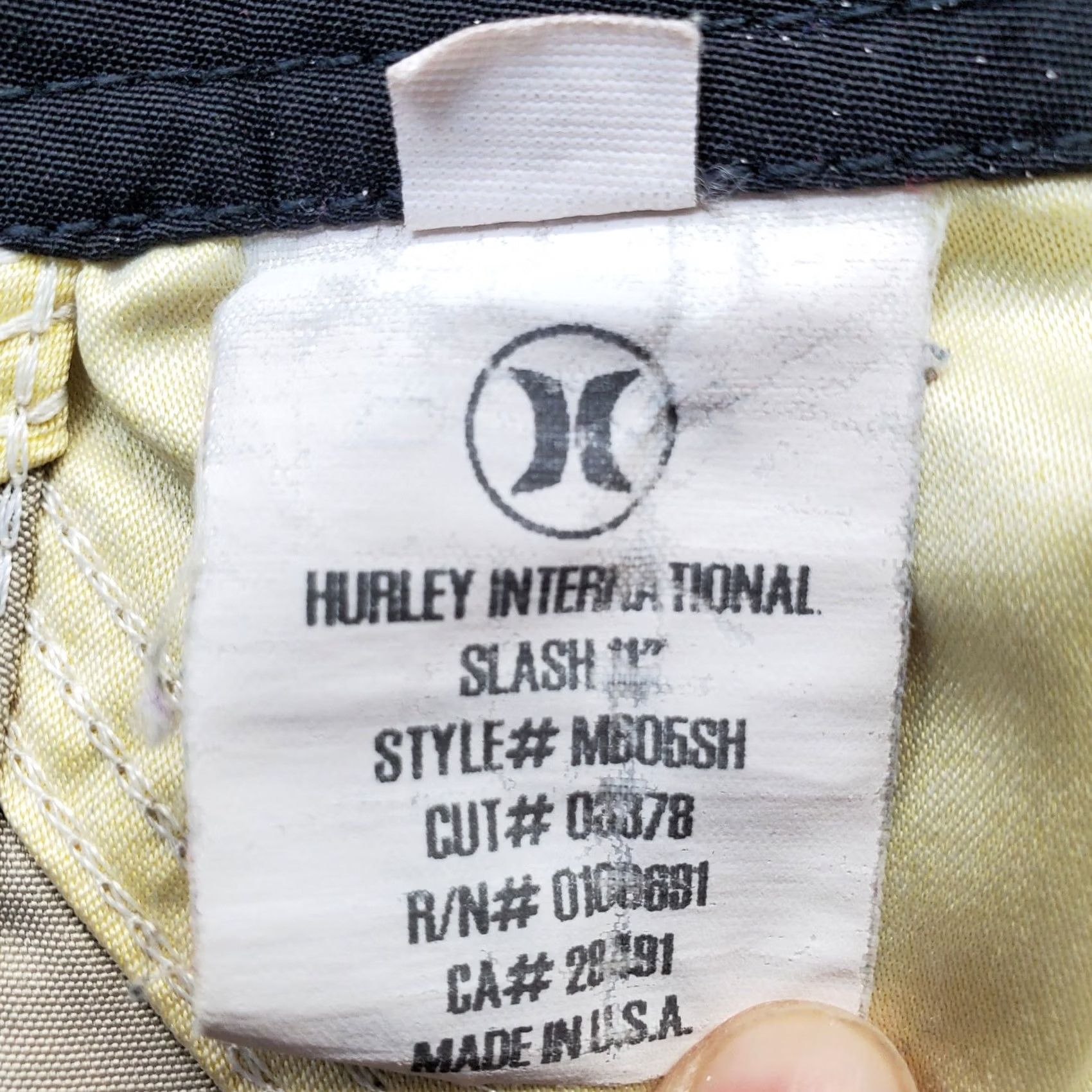 Hurley Hurley Mens Shorts 33 Multicolor Athletic Fit Running Drawstring Waist Streetwear Activewear Size US 33 - 6 Thumbnail