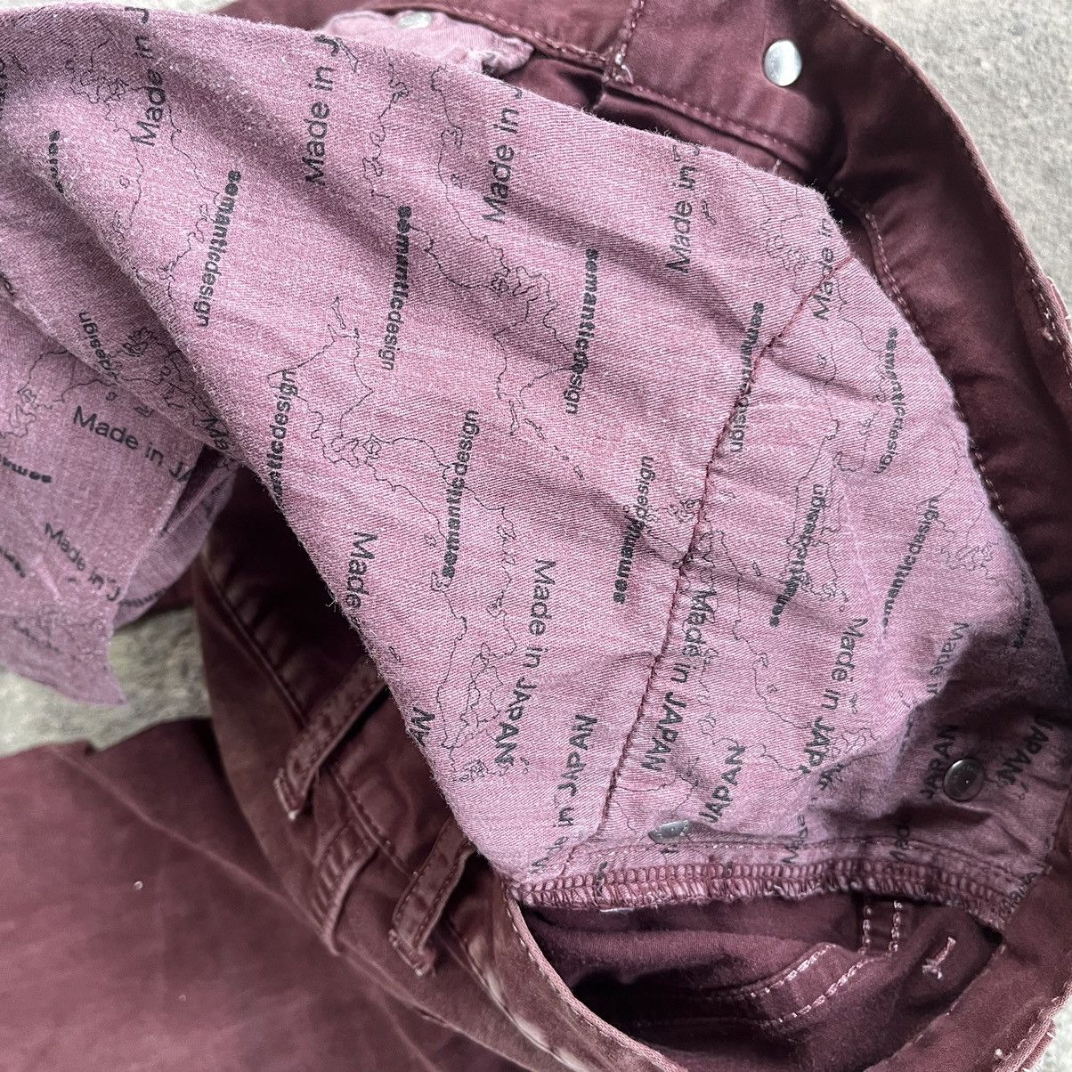 Japanese Brand × semanticdesign Semantic Design Japan Pants Size 29" - 11 Thumbnail