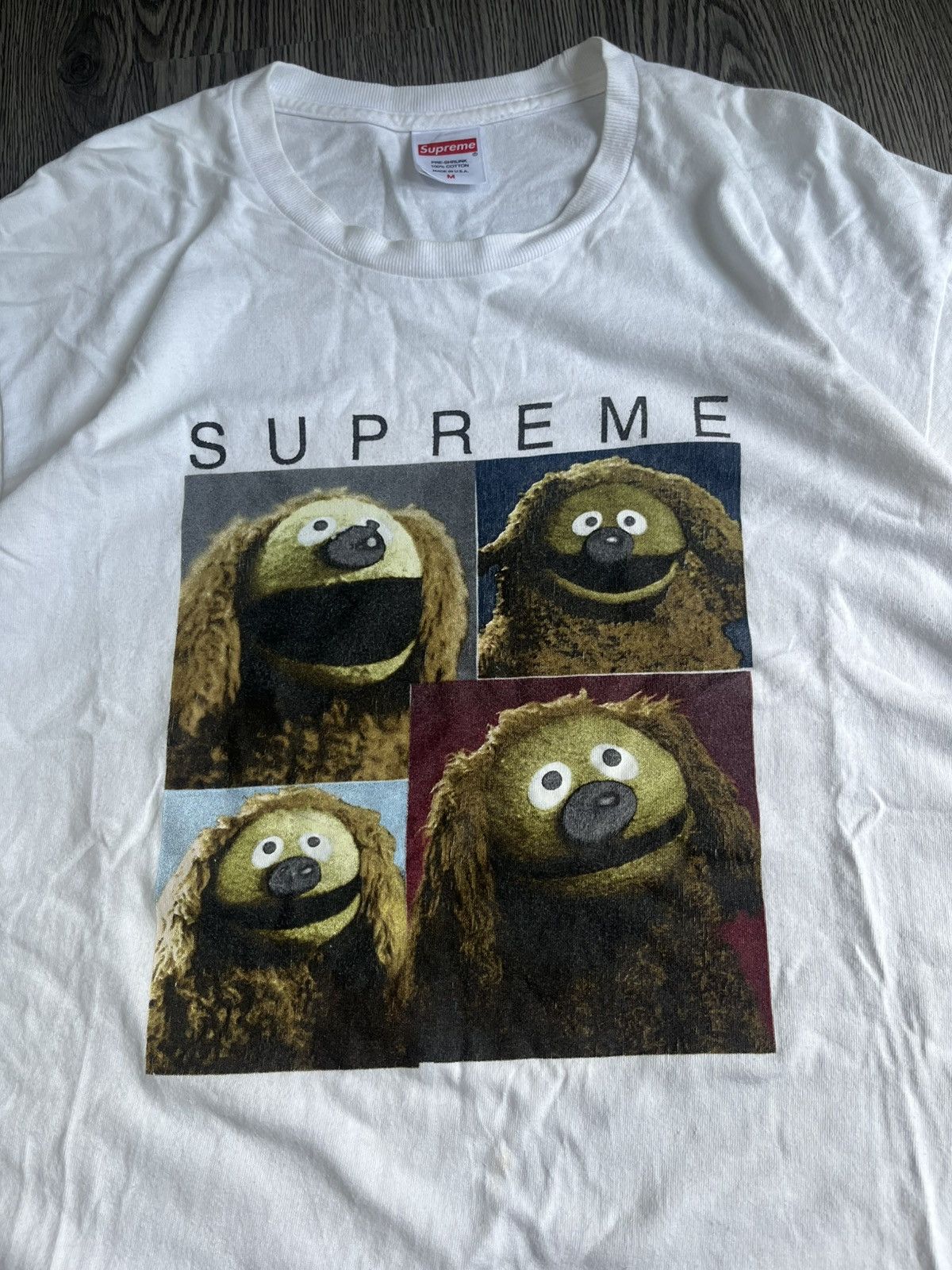 Disney × Supreme Supreme Rowlf Tee Spring/Summer 2024 (SS24) Size US M / EU 48-50 / 2 - 4 Thumbnail