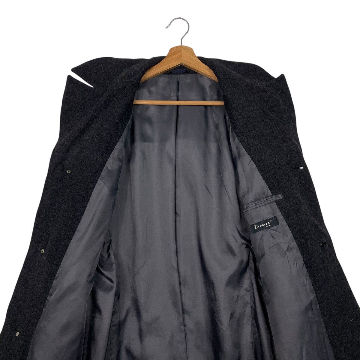Other Domon Homme Wool Black Coat Size US M / EU 48-50 / 2 - 13 Thumbnail