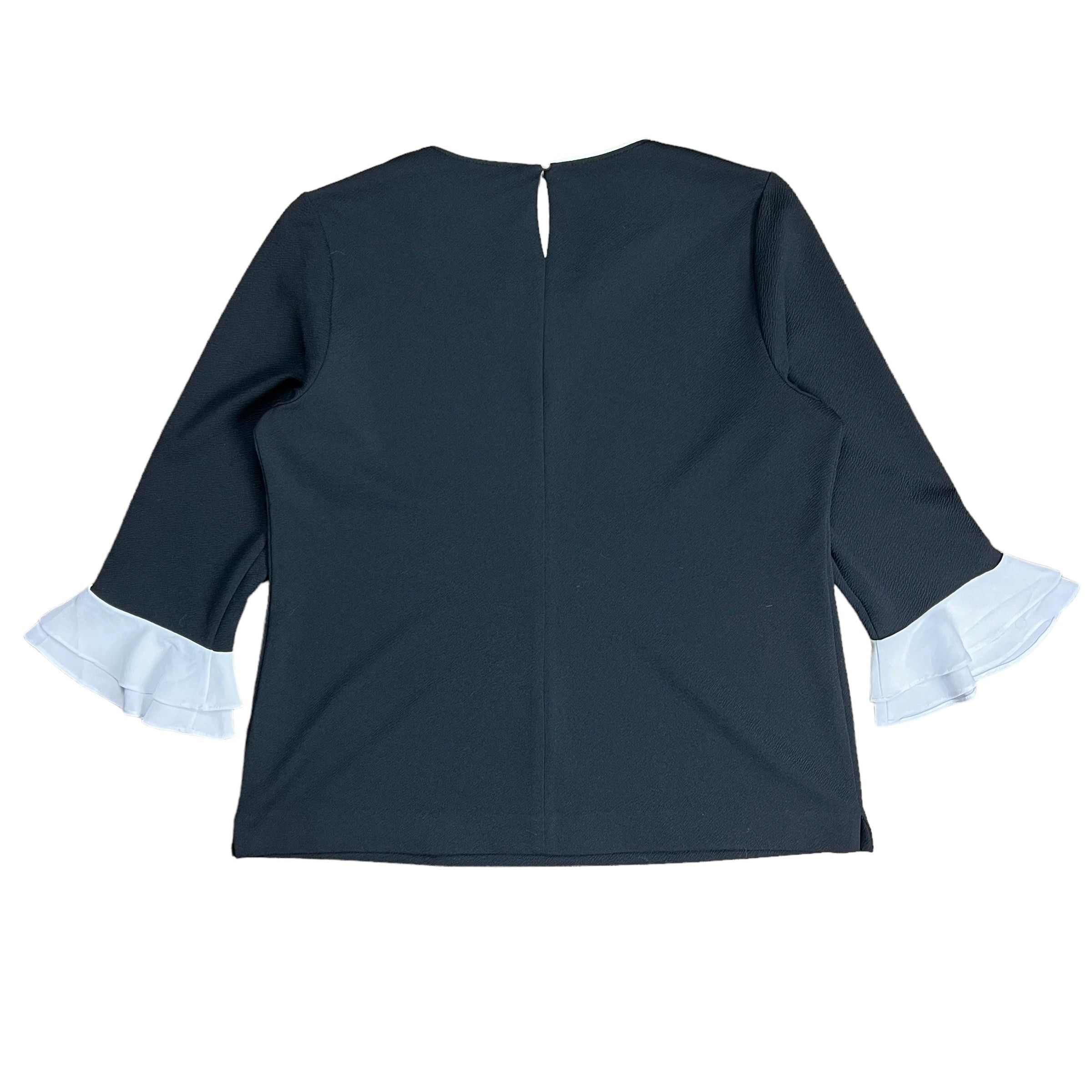 Designer × Karl Lagerfeld Karl Lagerfeld Ruffle Sleeve Blouse - L Size L / US 10 / IT 46 - 4 Thumbnail