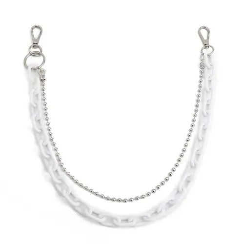Jewelry 2 Layer Waist Belt Pant Acrylic Chains Size ONE SIZE - 1 Thumbnail