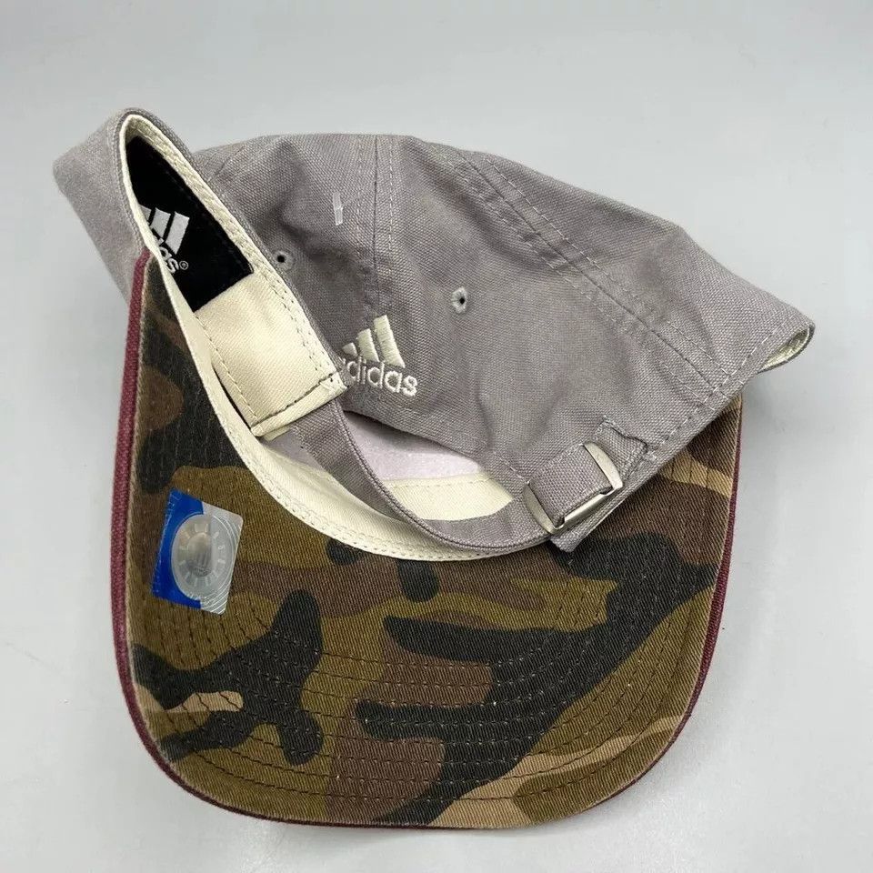 Adidas Arizona State Sun Devils Hat Women Gray Camo Strap Back Cap Size ONE SIZE - 5 Thumbnail