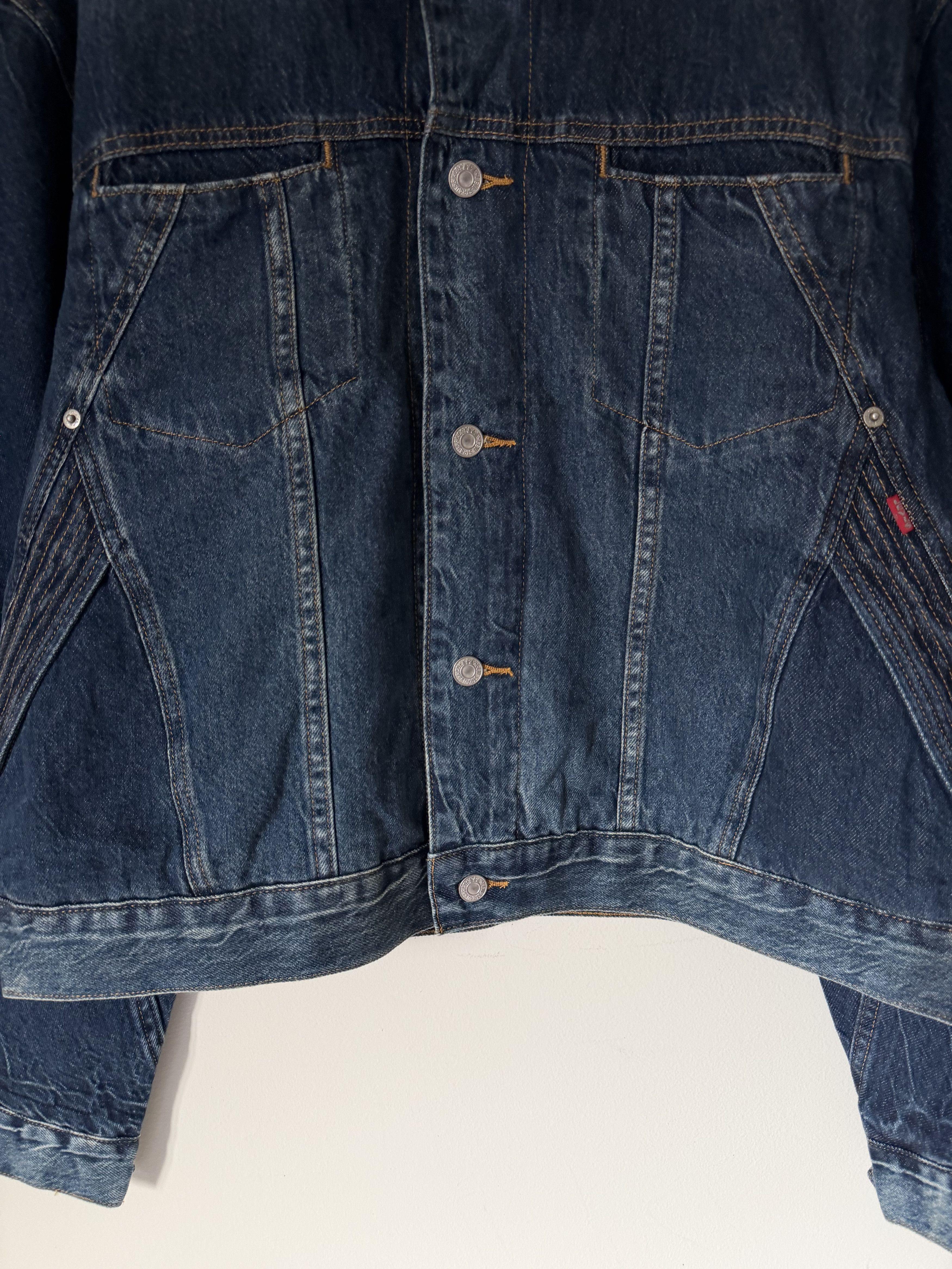 Kiko Kostadinov × Levi's Kiko Kostadinov Levi's Denim Jacket in Blue Size US XL / EU 56 / 4 - 3 Thumbnail
