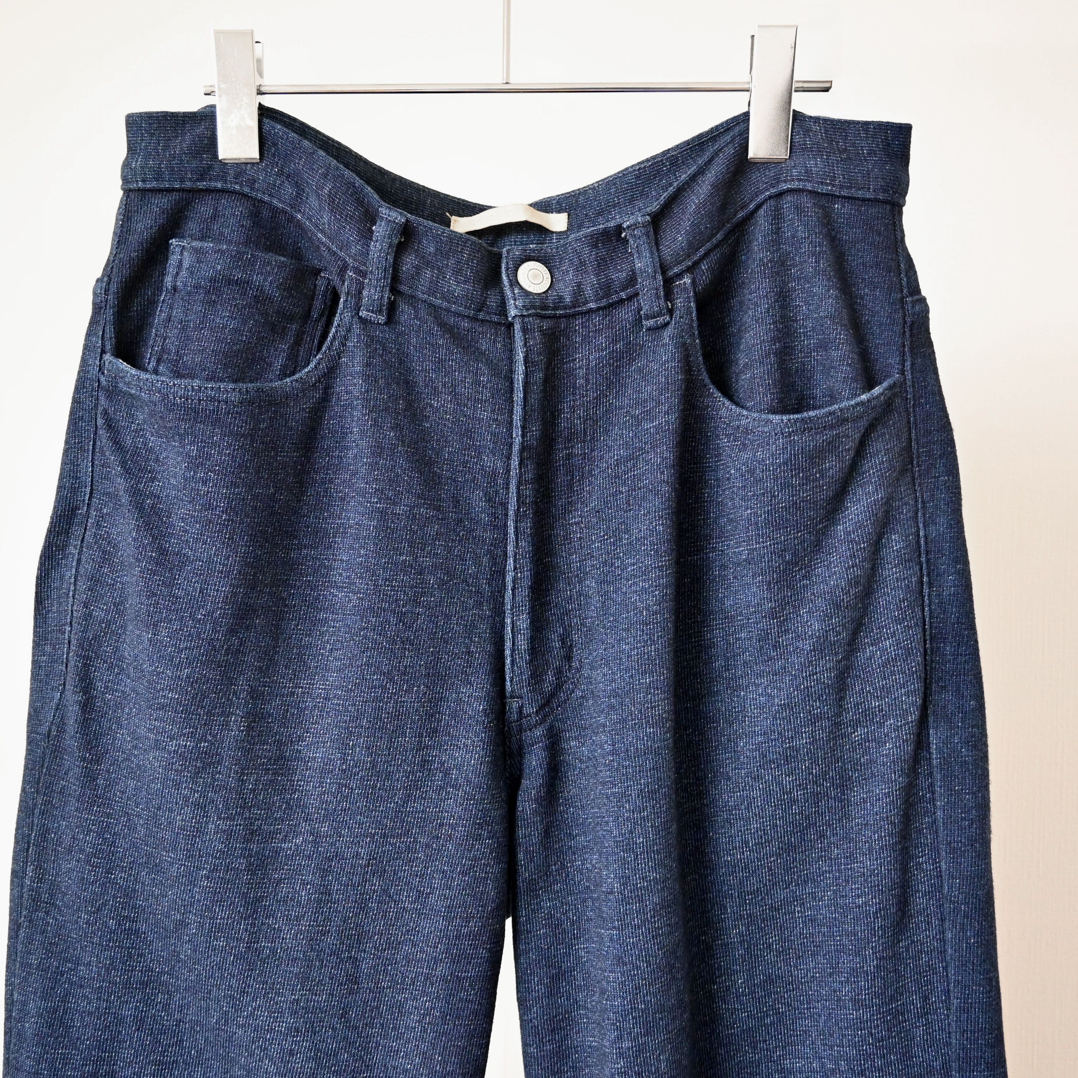Japanese Brand AUGUSTE PRESENTATION "denim tenjiku" indigo straight jeans Size US 33 - 4 Thumbnail