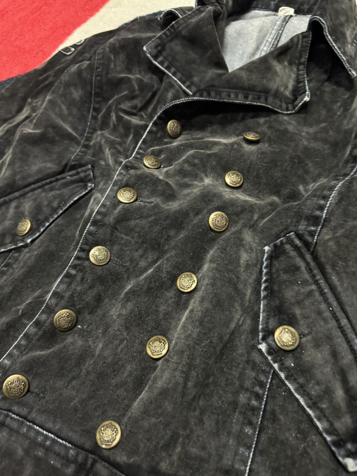 Seditionaries DAILY NEWS PUNK DENIM JACKET Size US M / EU 48-50 / 2 - 3 Thumbnail