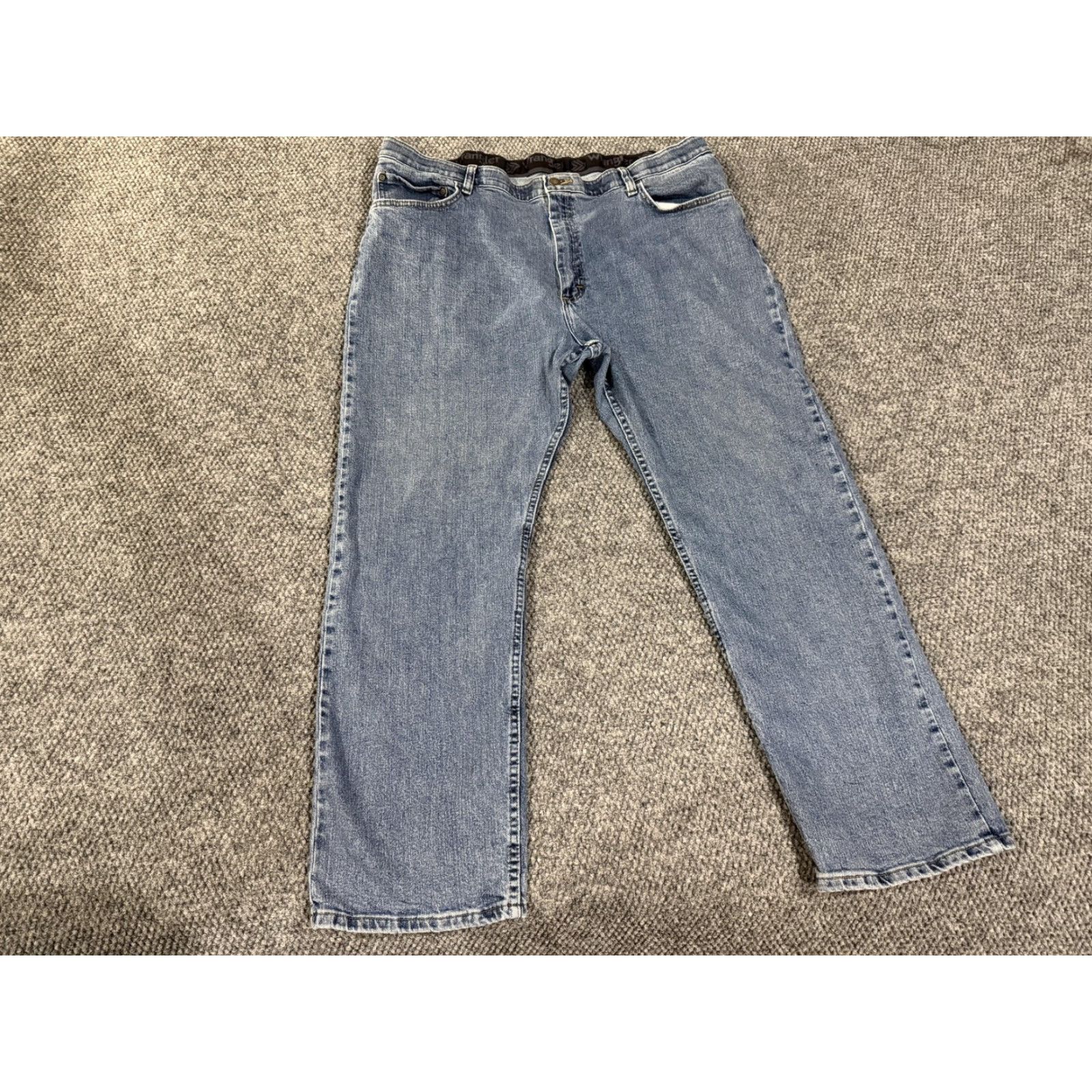 Wrangler Wrangler Jeans Mens 40x30 Blue Regular Fit Straight Leg Denim Comfort Flex Waist 98CF-WL.WW Size US 40 / EU 56 - 2 Thumbnail