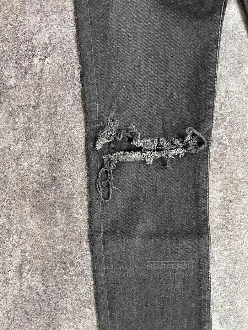 Saint Laurent Paris Saint Laurent Paris Double Knee Cut-out Destroyed Denim Pa Size US 30 / EU 46 - 4 Thumbnail