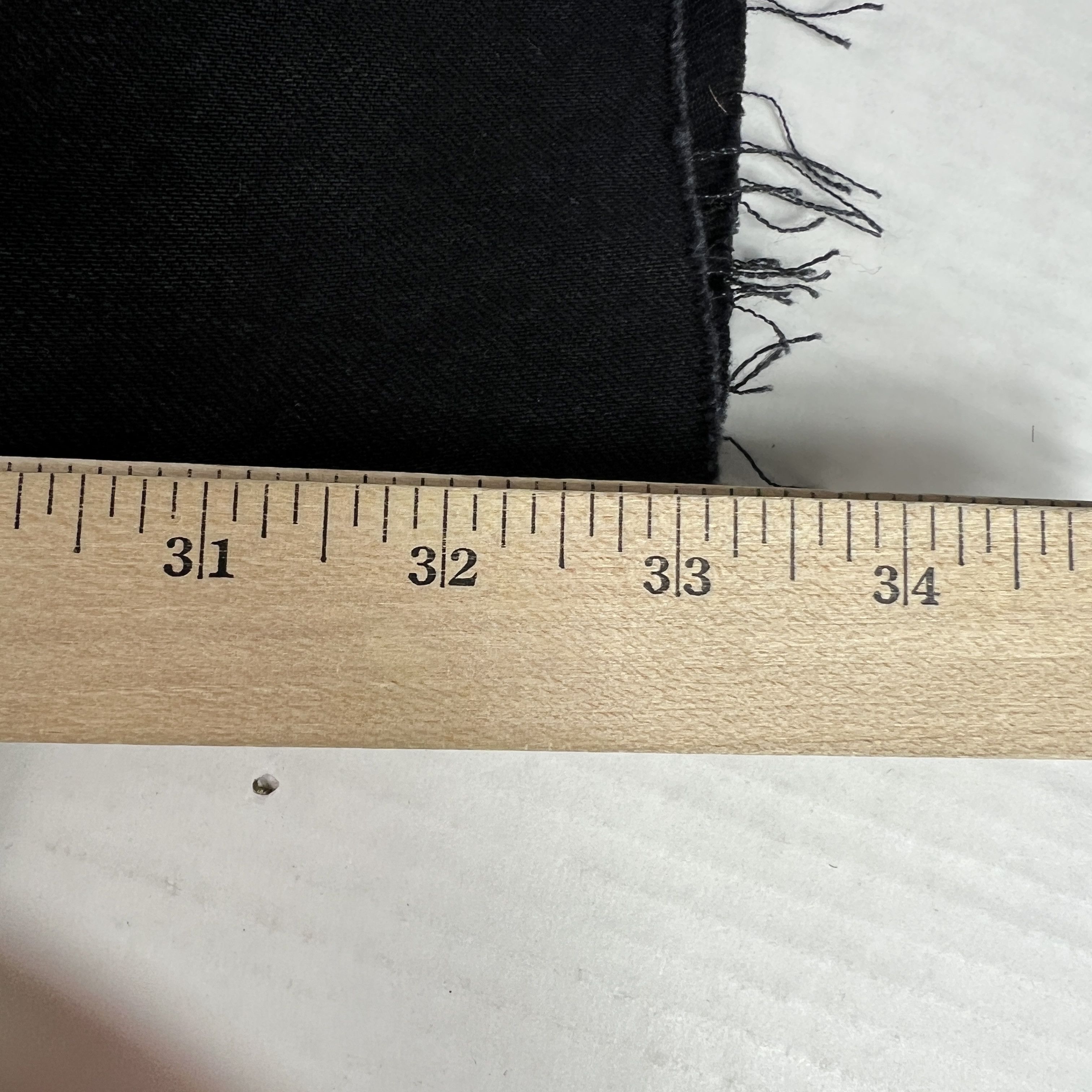Zara Zara Jeans High Rise Wide Leg Black Raw Bottom Hem Denim Size 33" - 17 Thumbnail