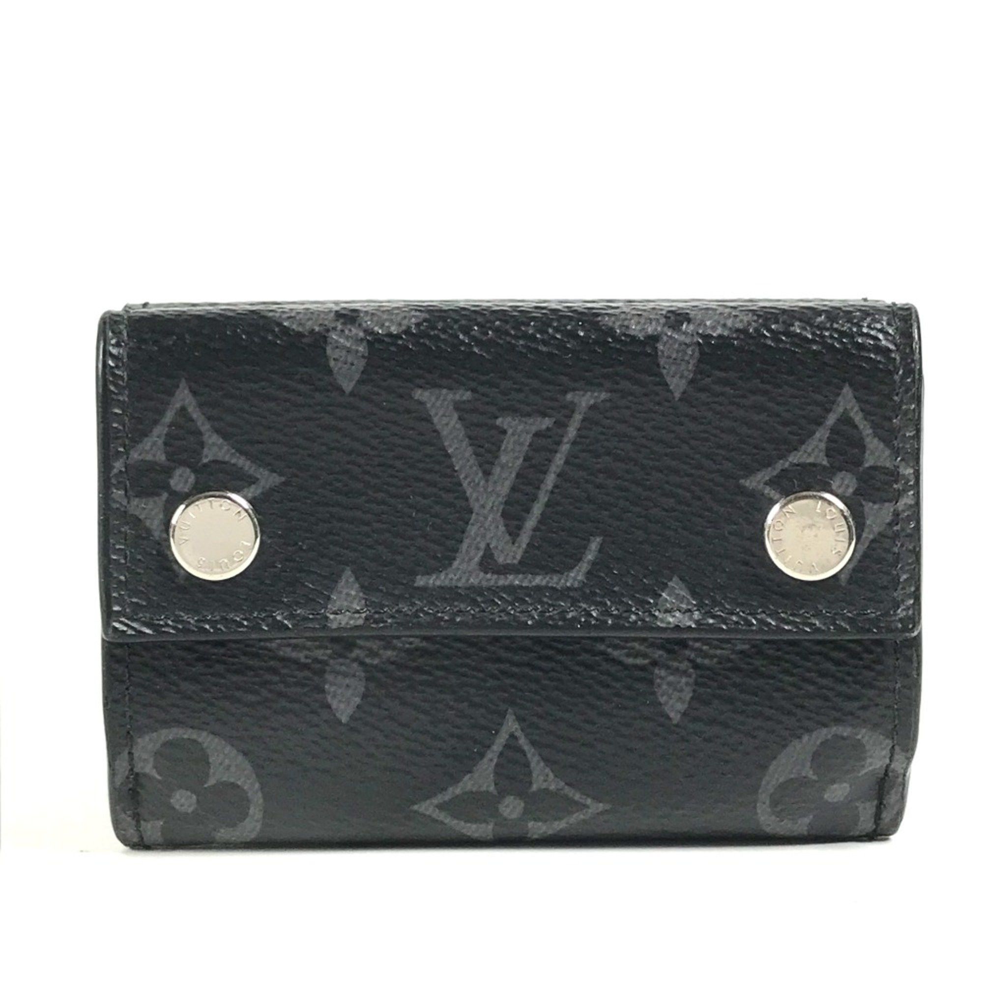 Louis Vuitton Louis Vuitton M67630 MonogramEclipse Compact wallet Trifold wallet Black Size ONE SIZE - 1 Thumbnail