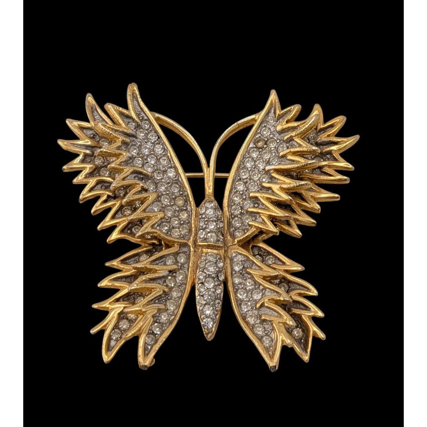 Other Vintage Kenneth J Lane Fairycore Glam HTF Large Butterfly Br Size ONE SIZE - 1 Thumbnail