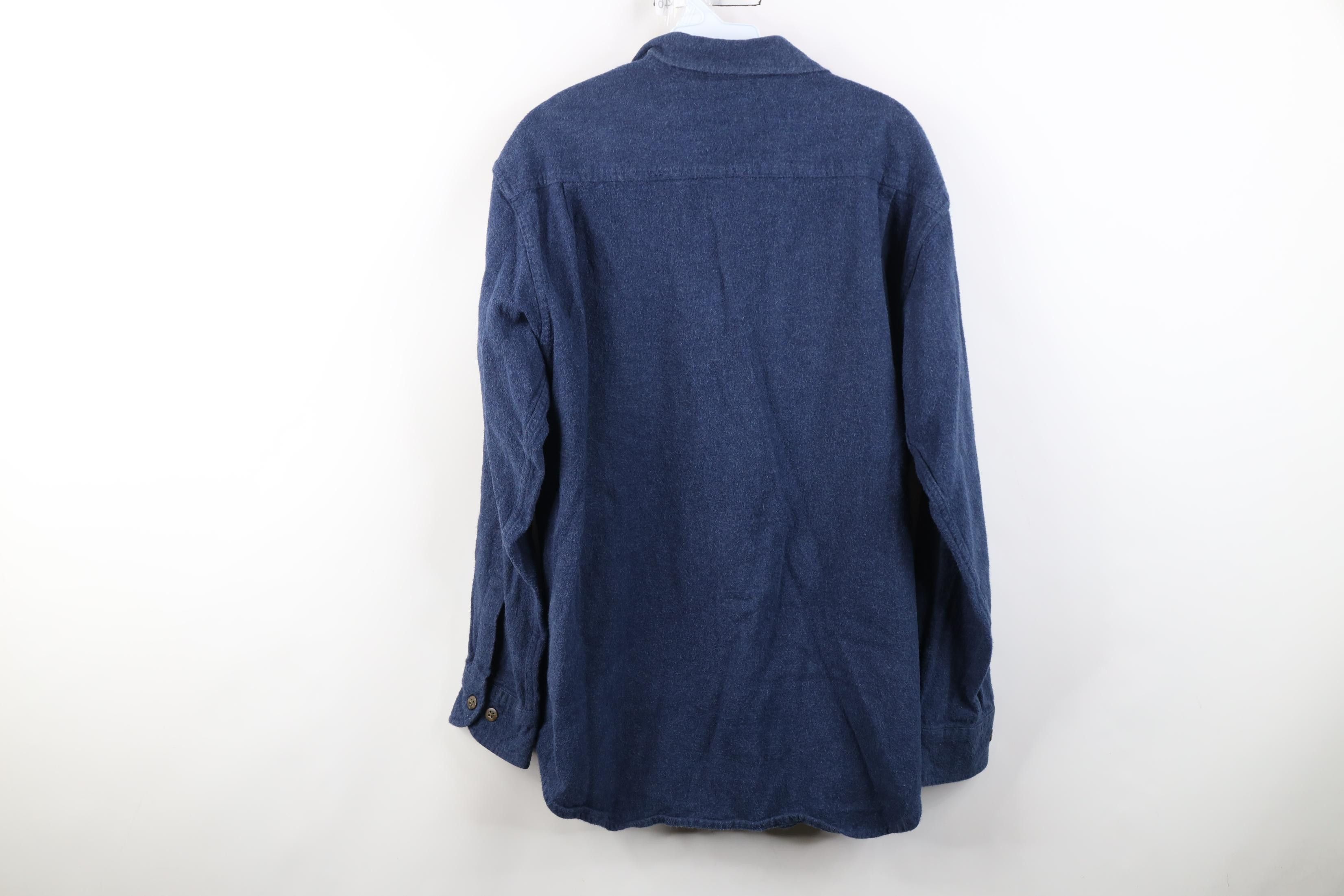 Vintage Vintage 90s Streetwear Cloth Collared Button Shirt Blue Size US M / EU 48-50 / 2 - 13 Thumbnail