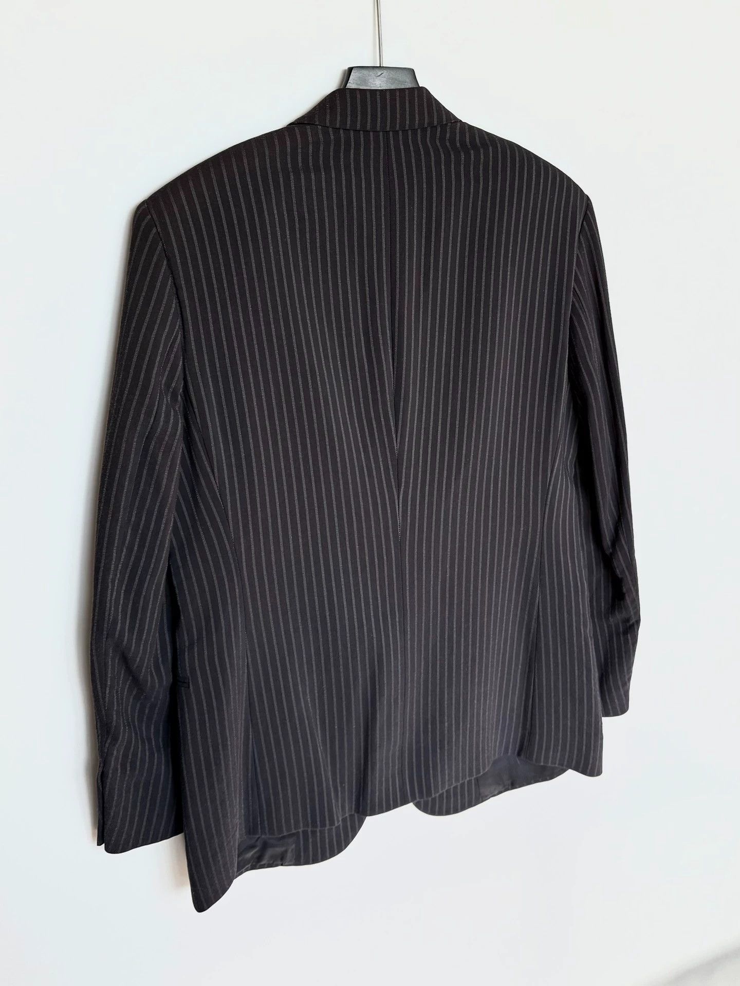 Giorgio Armani Giorgio Armani Brushed Silk Stripe Blazer 50 Size 50S - 5 Thumbnail