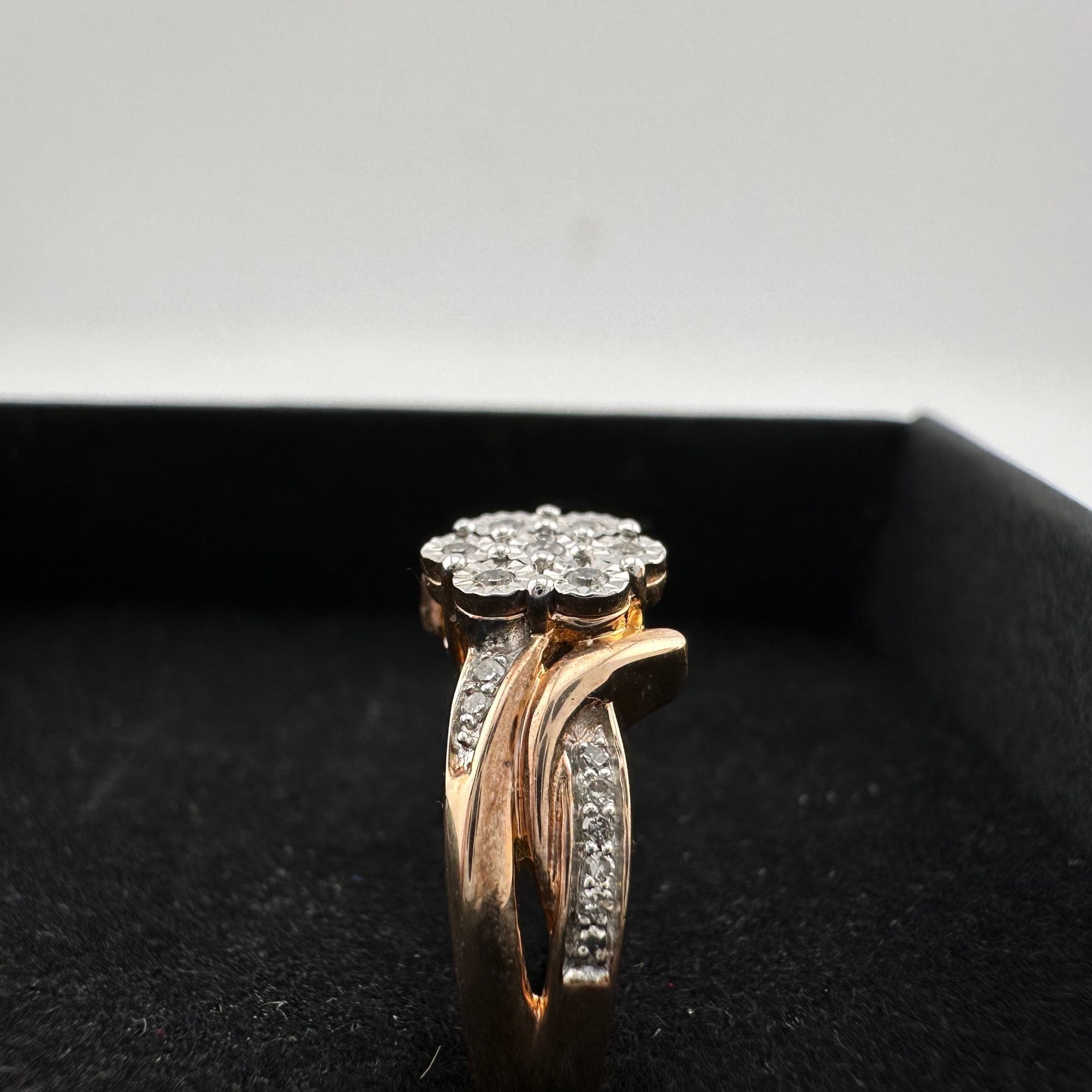 Other Two Tone Natural Diamond Sweetheart Ring Size 6.75 Size ONE SIZE - 14 Thumbnail