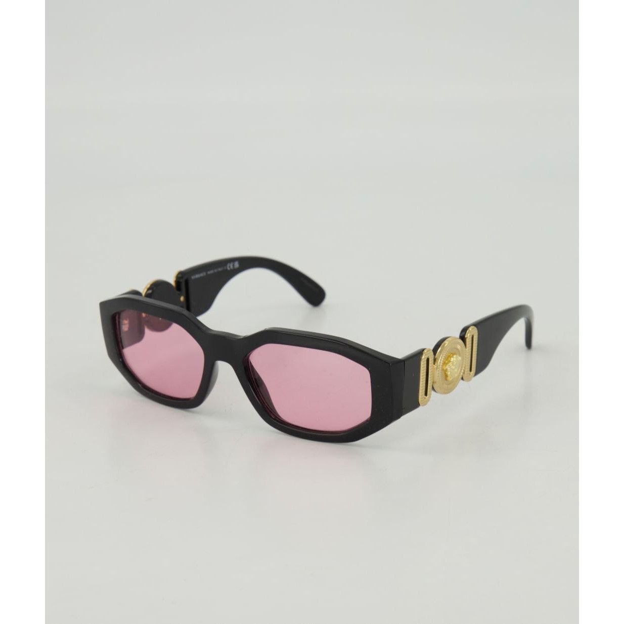image of New Versace Biggie Ve4361 - Gb1/84 Black Pink Sunglasses, Men's