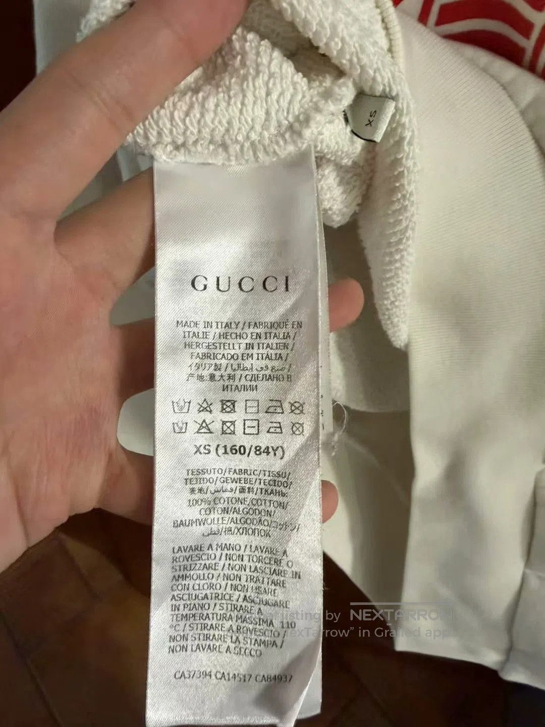 Gucci gucci white logo hoodie size xs. Size US XS / EU 42 / 0 - 4 Thumbnail