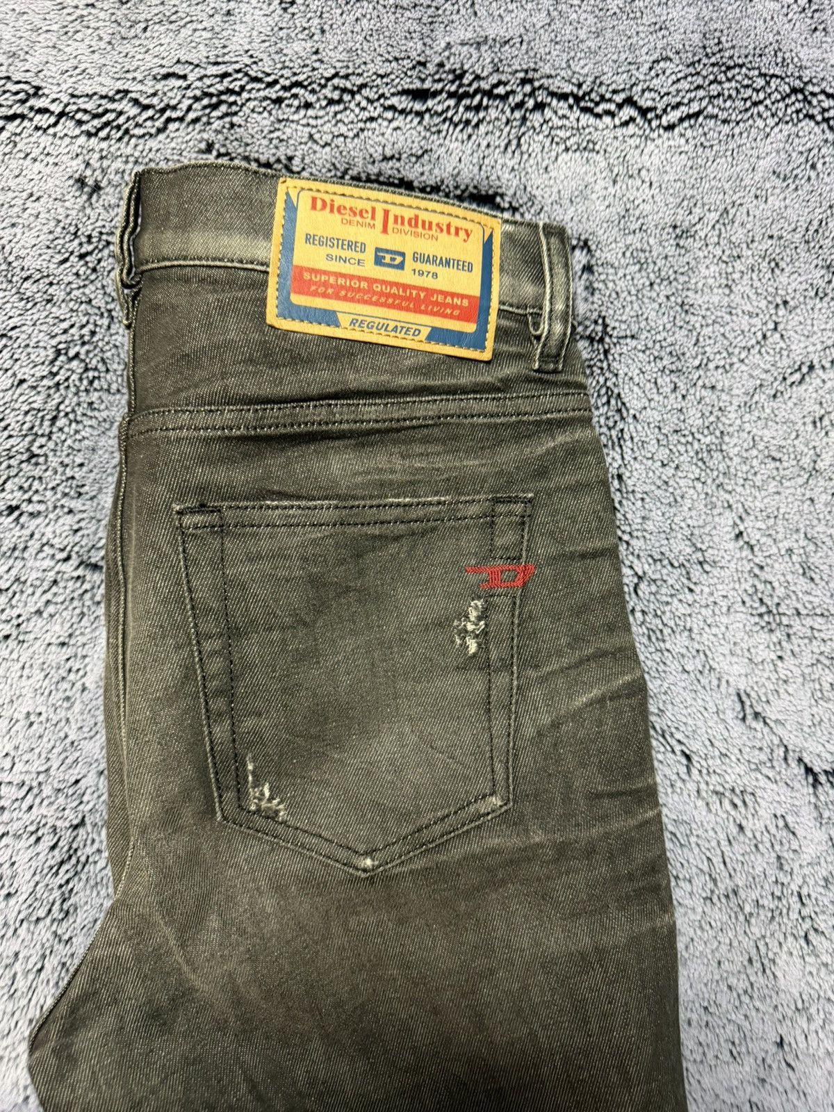 Diesel Diesel Grey Jeans Size US 29 - 3 Thumbnail