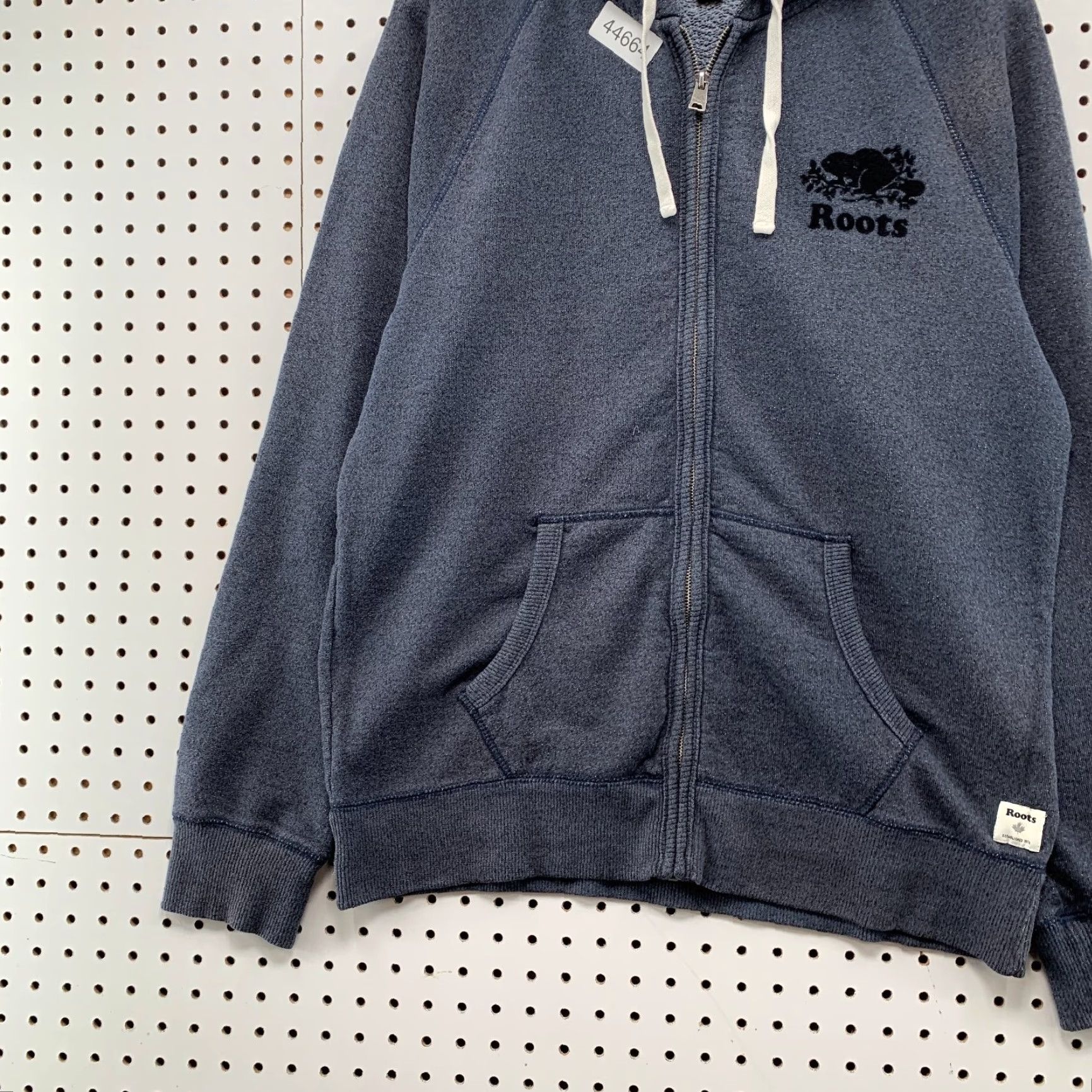 Roots Roots Hoodie Mens Large Gray Logo Fleece Zip Hooded Sweatshirt Outdoor Shirt Size US L / EU 52-54 / 3 - 3 Thumbnail