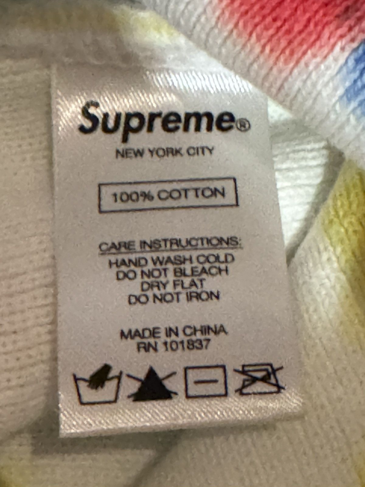 Supreme Supreme Beanie Splatter Dyed White Size ONE SIZE - 4 Thumbnail