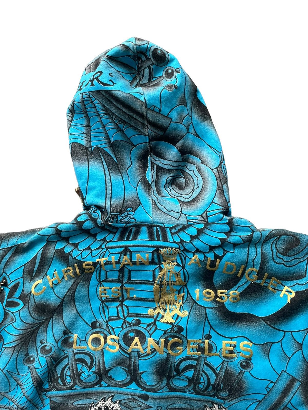 Christian Audigier Christain Audiger Zipper Hoodie Size US M / EU 48-50 / 2 - 7 Thumbnail