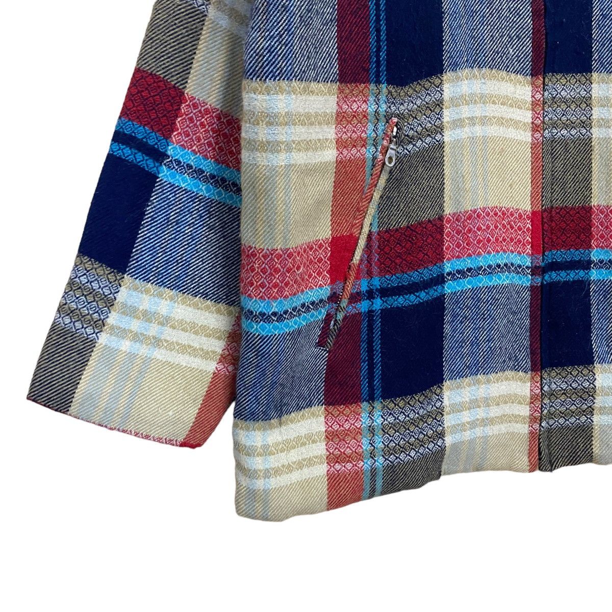 Japanese Brand Vintage 90s Travelling Classic Flanel Plaid Zipper Jacket Size US M / EU 48-50 / 2 - 6 Thumbnail