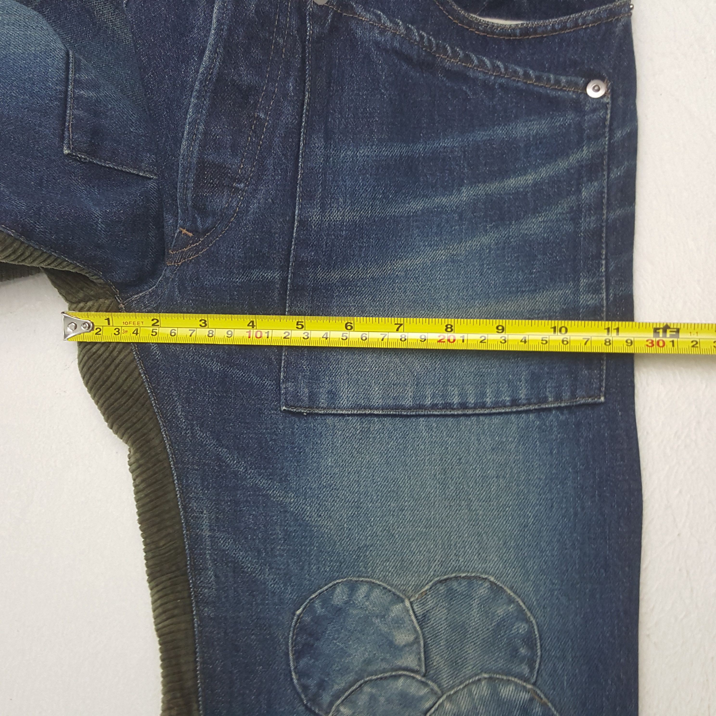 Japanese Brand Vintage Waste Twice Japanese Brand Denim Jeans RR27 Size US 32 / EU 48 - 11 Thumbnail