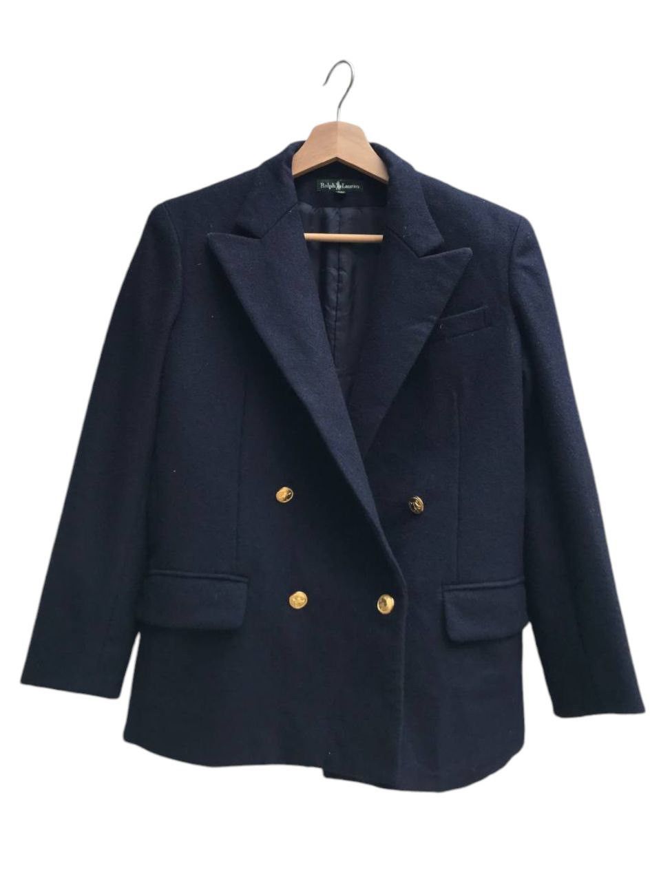 Lauren Ralph Lauren × Ralph Lauren × Ralph Lauren Sport Ralph Lauren Double Breasted Wool Jacket Size 150A Size XXS / US 00 / IT 34 - 1 Thumbnail