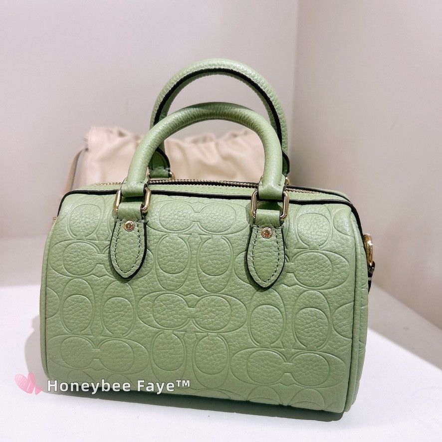Coach Mini Rowan Crossbody Bag In Signature Leather CEW07 Size ONE SIZE - 7 Thumbnail