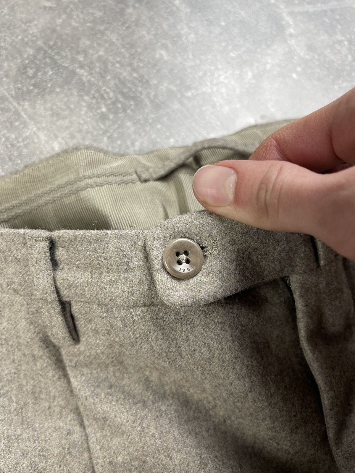 Incotex Incotex NEW Super 100s Tapered Fit Wool Luxury Chino Pants Size US 36 / EU 52 - 9 Thumbnail