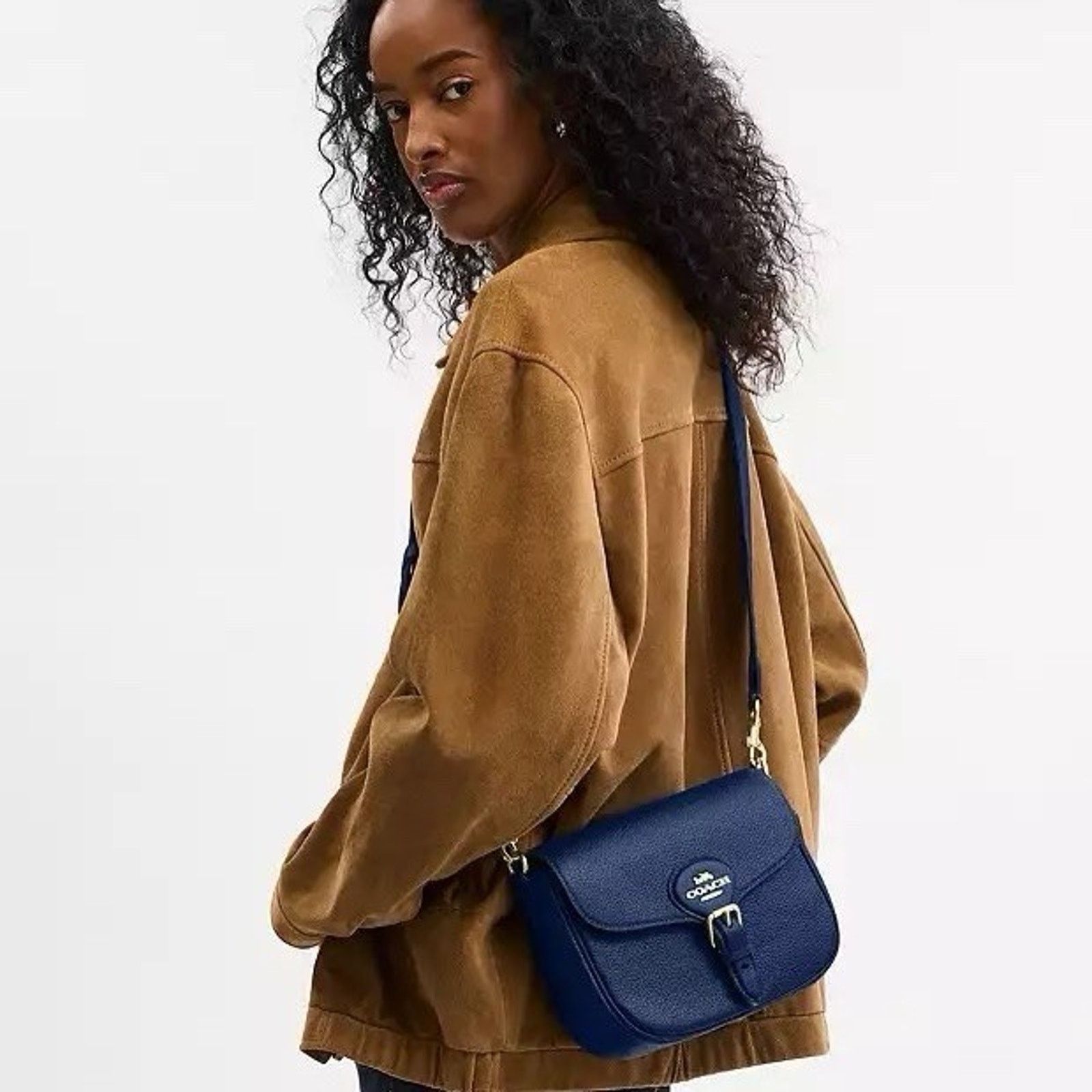 Coach NWT COACH Amelia Saddle Bag Shoulder Bag Leather CP107 Size ONE SIZE - 9 Thumbnail