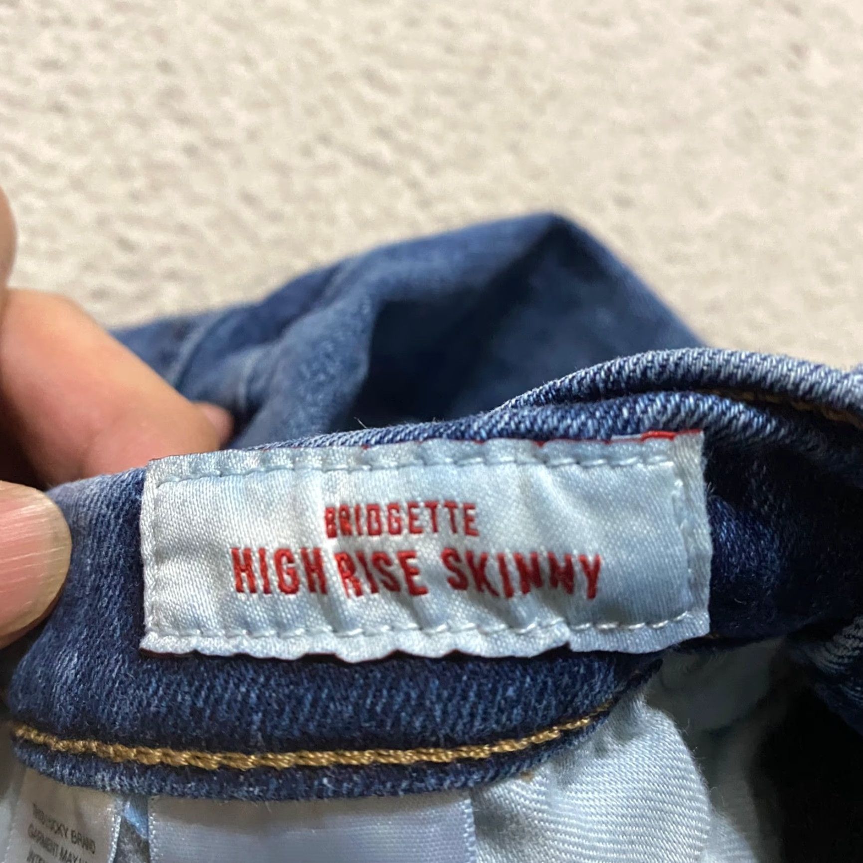 Lucky Brand Lucky Brand Jeans Women's 6 Blue Medium Wash Bridgette Skinny High Rise 5-Pocket Denim Stretch Regular Adult Womens Size 28" / US 6 / IT 42 - 4 Thumbnail