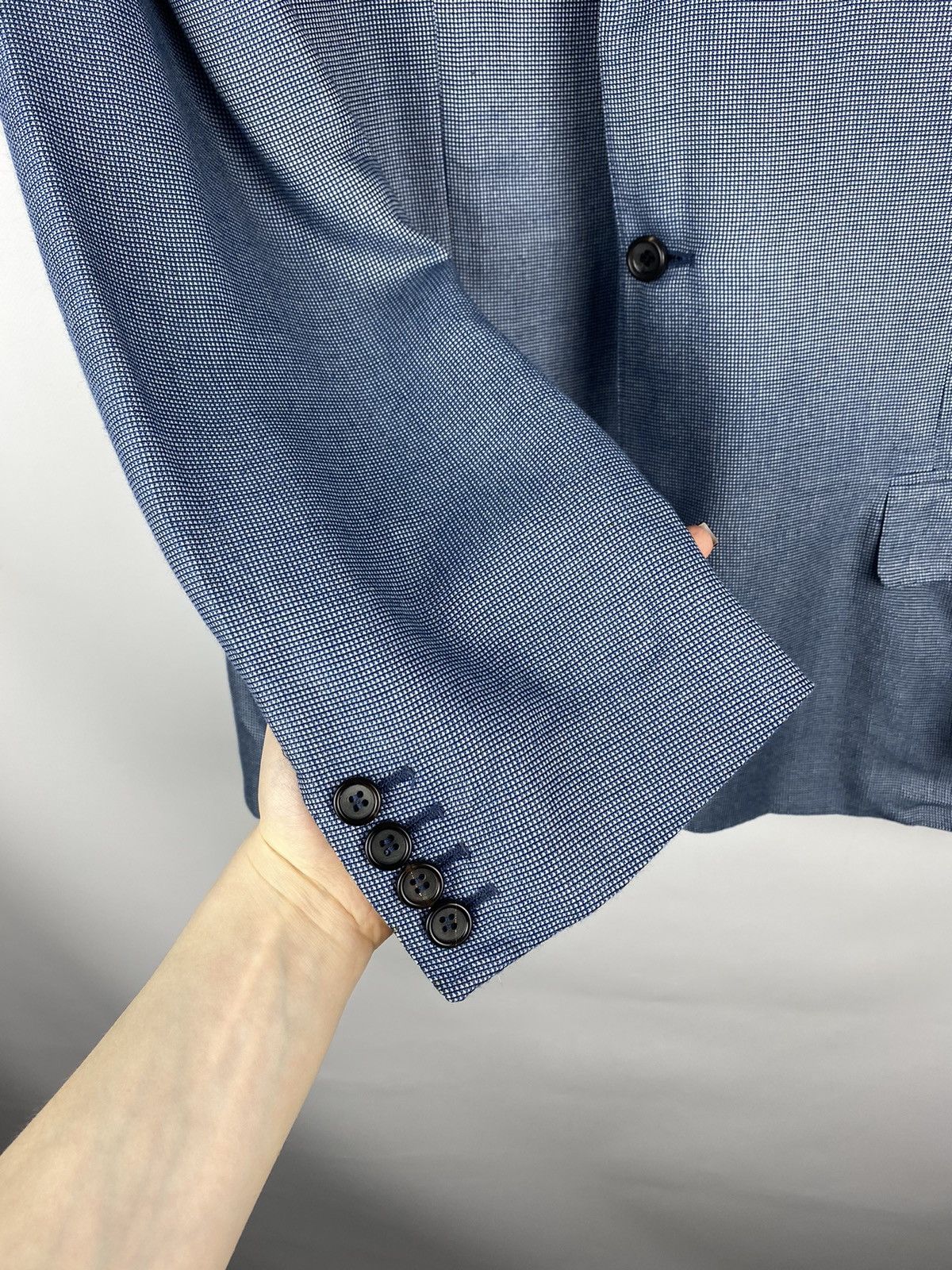 Canali Canali men’s bamboo blazer jacket sport coat size US 42 Size 42R - 11 Thumbnail