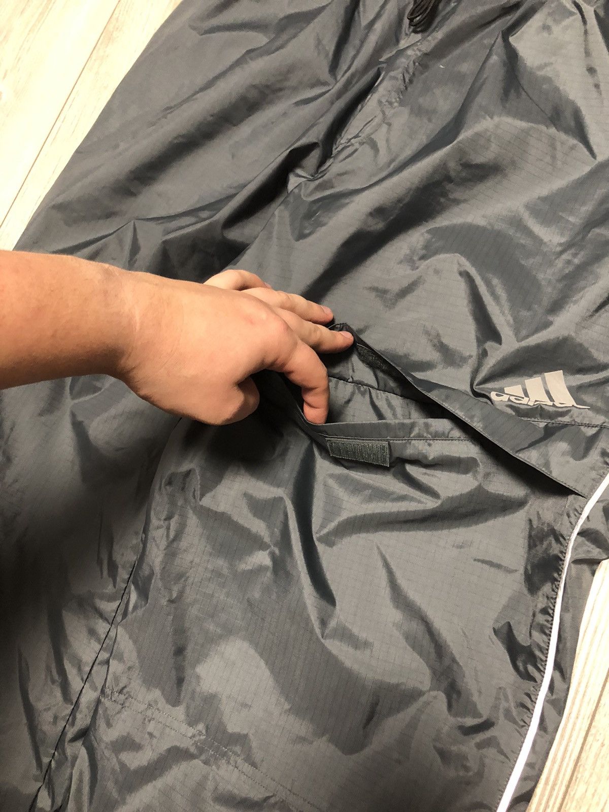 Adidas Vintage Adidas Track Pants Y2K Baggy Drilli Joggers Nylon Size US 34 / EU 50 - 3 Thumbnail