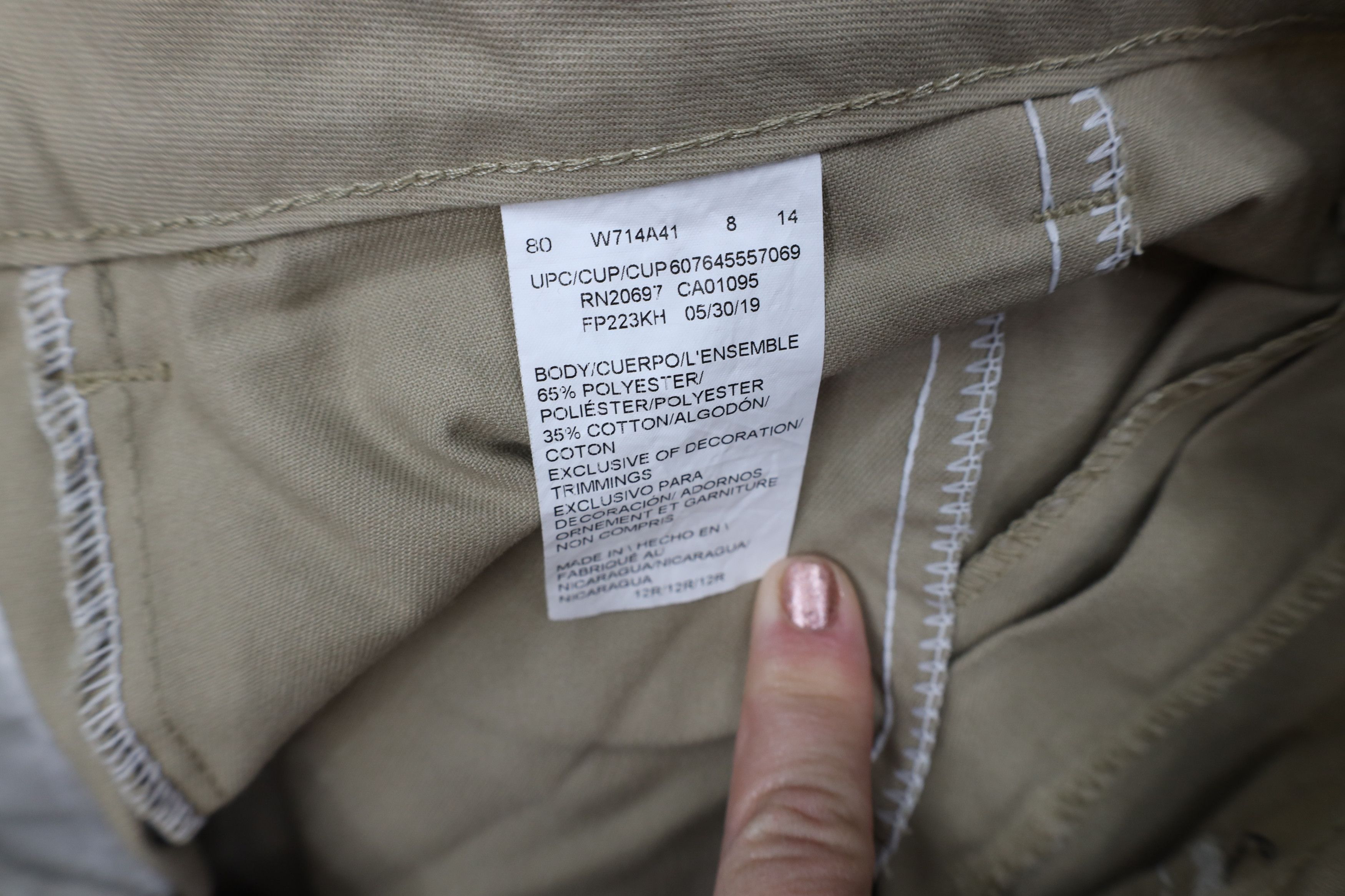 Dickies Vintage Y2K Dickies Spell Out Wide Leg Cargo Pants Beige Size 34" / US 12 / IT 48 - 7 Thumbnail