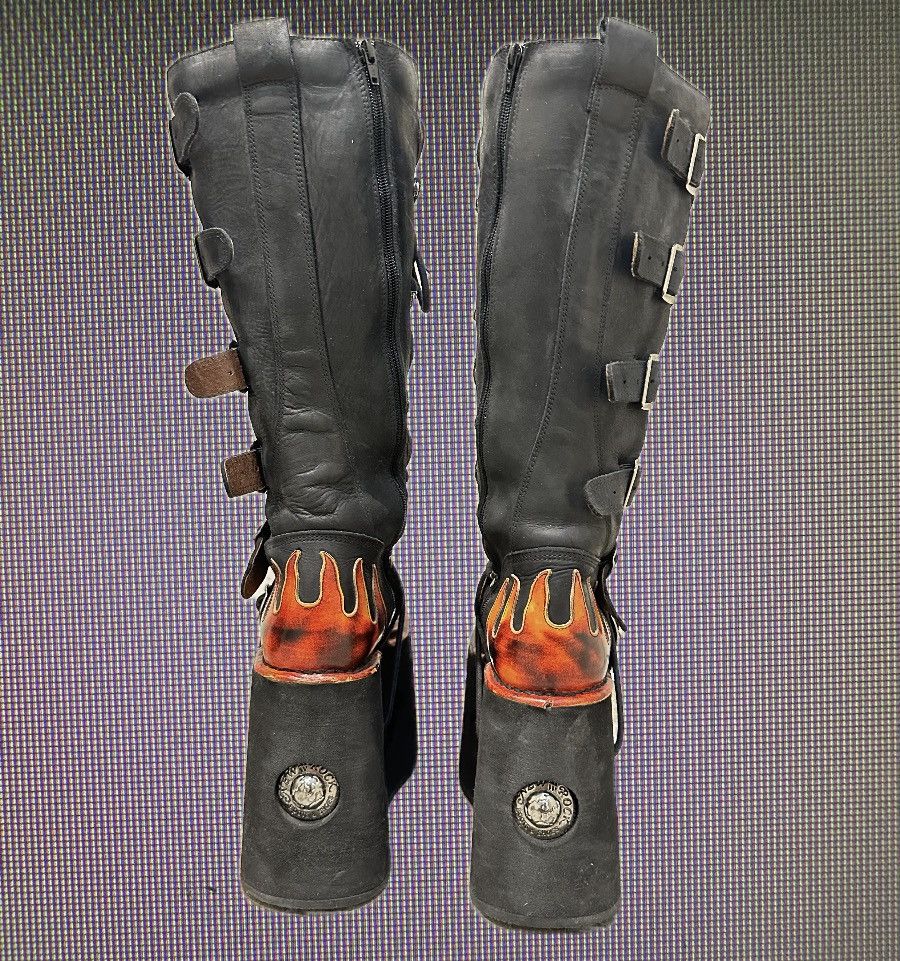 New Rock 1/1 New Rock Neptuno flame boots Size US 9.5 / EU 42-43 - 4 Thumbnail