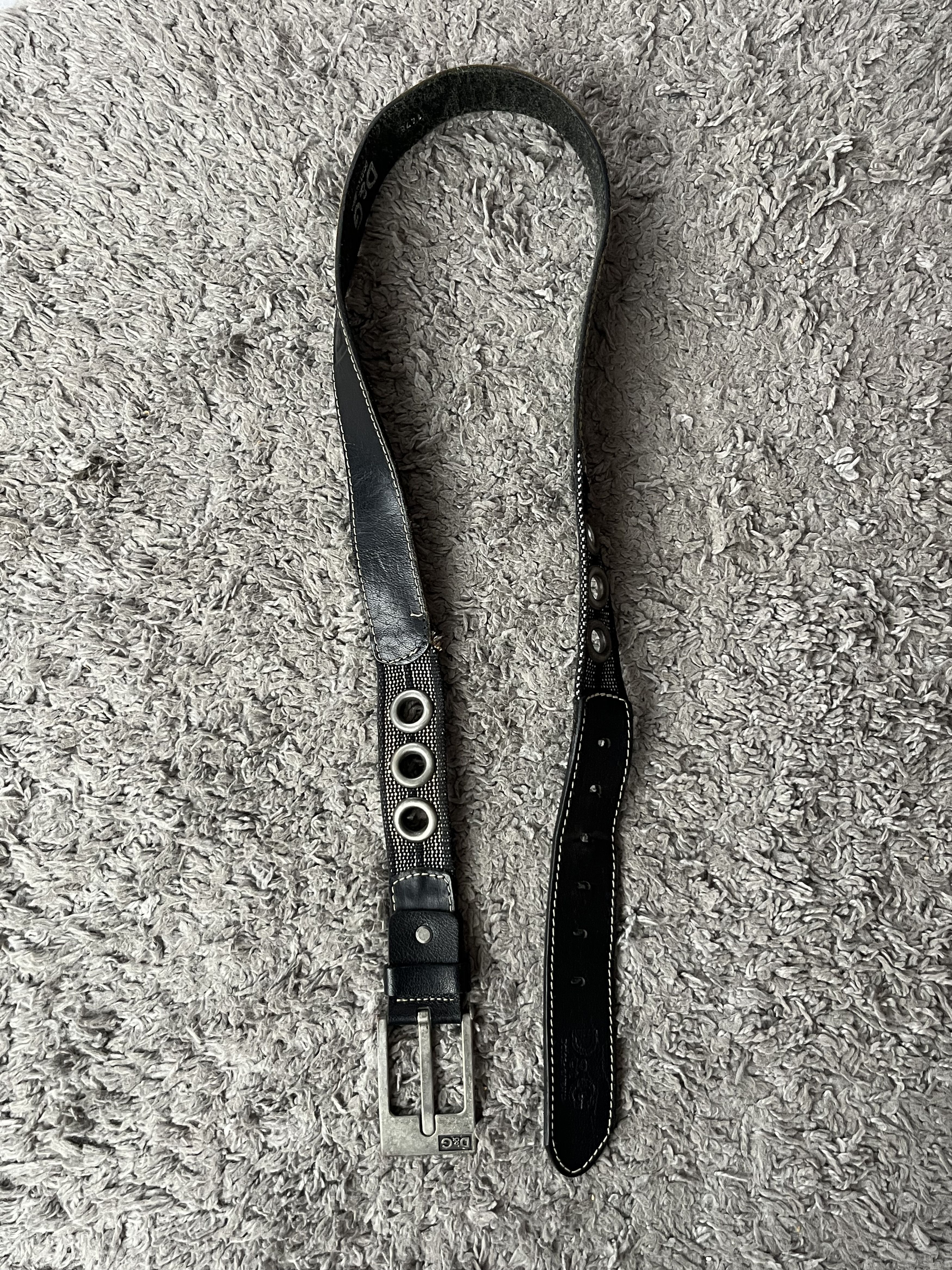 Dolce & Gabbana Vintage Leather Belt Dolce&Gabbana Very Rare Y2K Style Size ONE SIZE - 1 Thumbnail