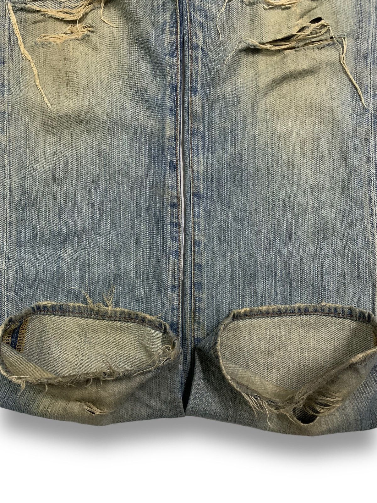 KMRii Vintage Japanese Brand Mud Wash Distressed Grunge Jeans Size US 31 - 8 Thumbnail
