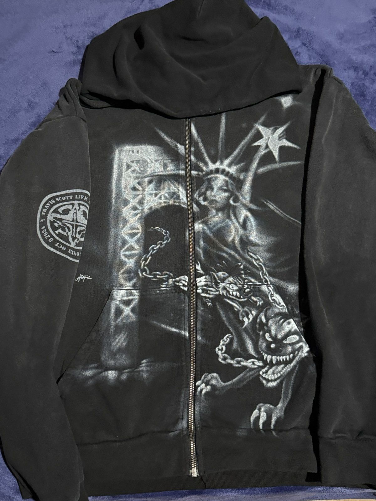 Streetwear × Travis Scott Travis Scott X MetLife Liberty Zip