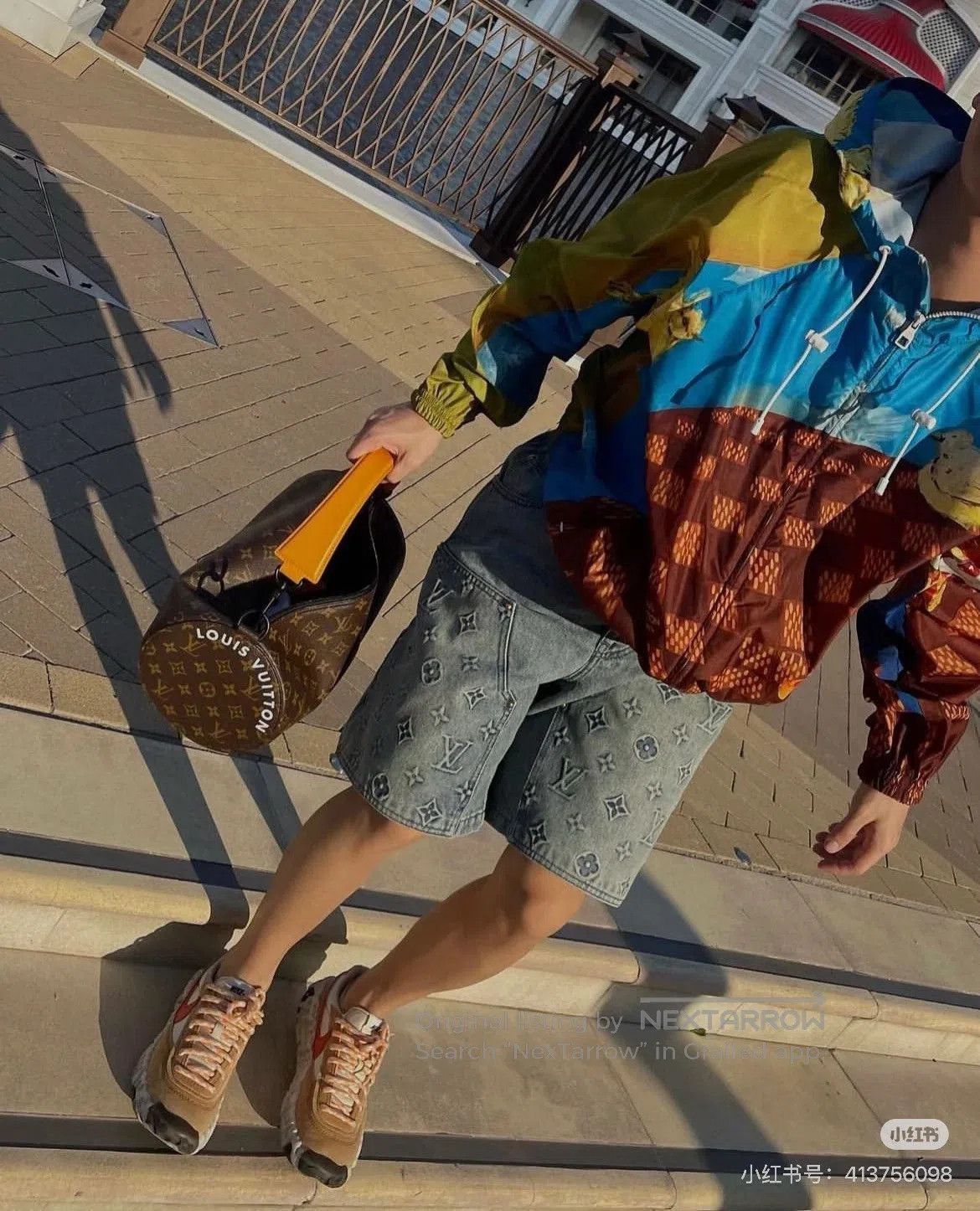 Louis Vuitton LV Brown Checkerboard Graffiti Hooded Jacket. Size US M / EU 48-50 / 2 - 4 Thumbnail
