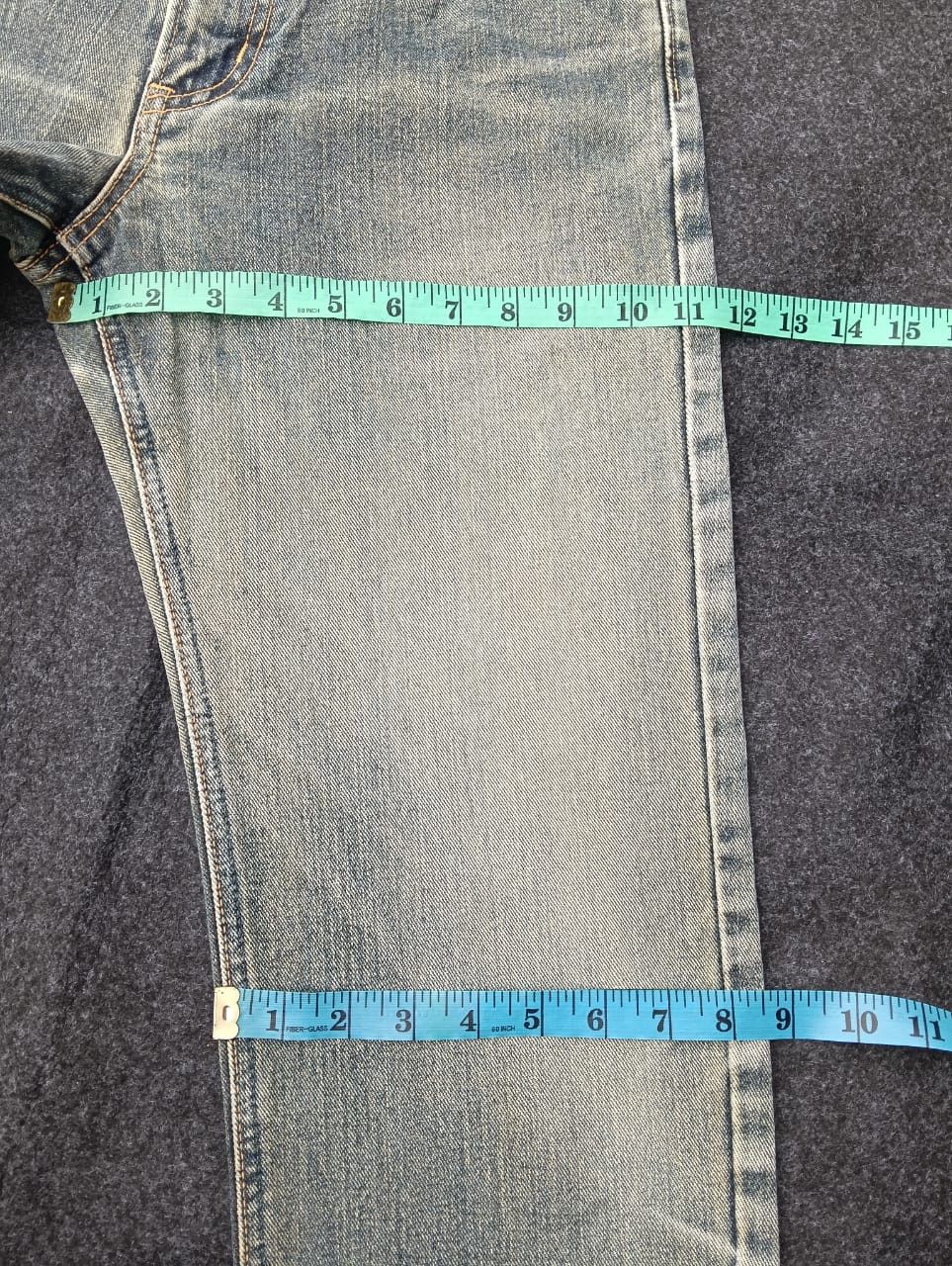 Edwin EDWIN Made in Japan 403 Light Wash Distressed Denim. Size US 29 - 7 Thumbnail