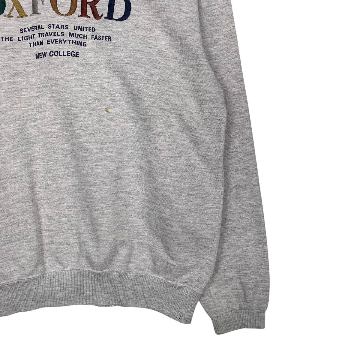 Vintage Vintage New Collège Oxford Crewneck Sweatshirt Size US M / EU 48-50 / 2 - 4 Thumbnail