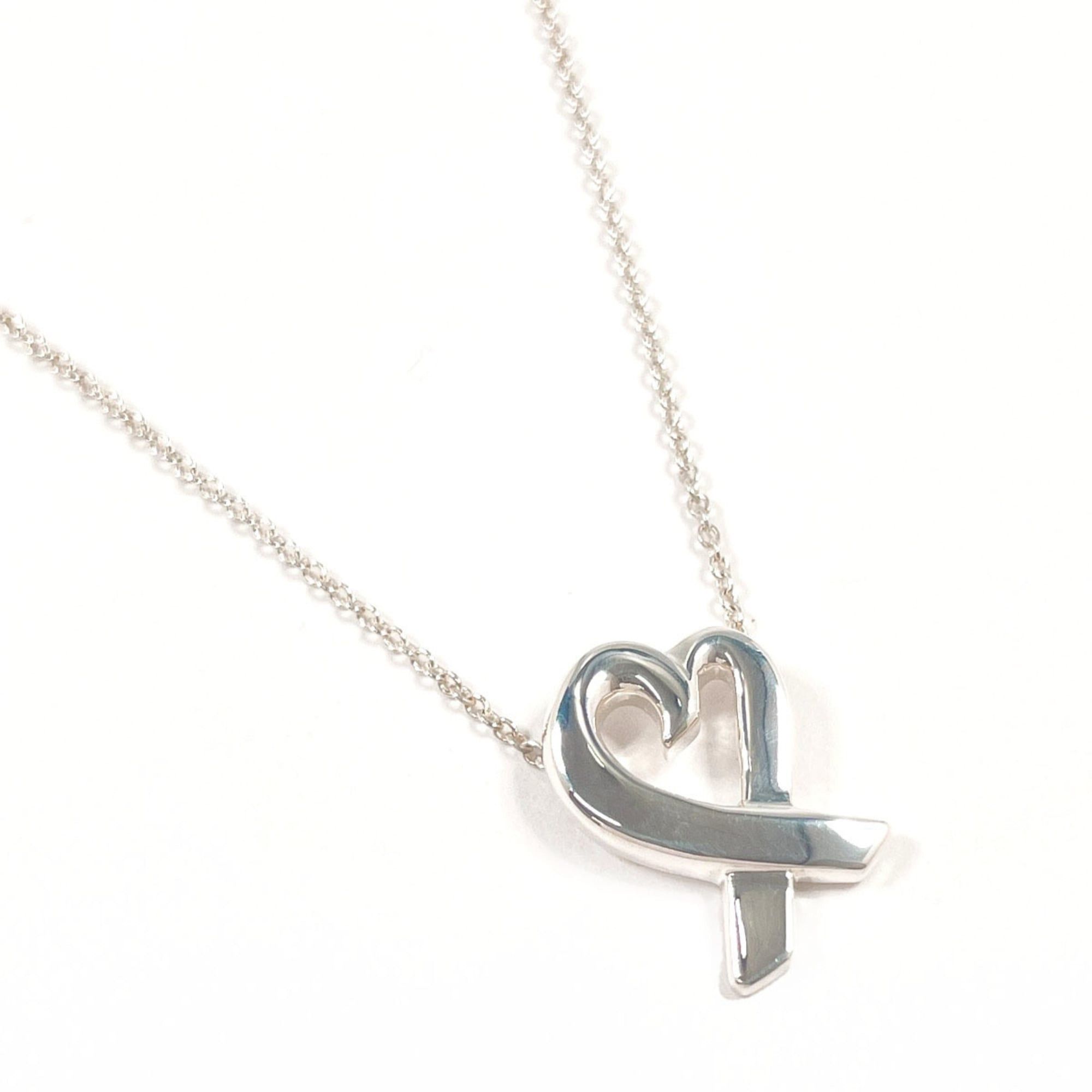 Tiffany & Co. TIFFANY & Co. Tiffany Loving Heart Paloma Picasso Necklace in 925 Sterling Silver for Women Size ONE SIZE - 1 Thumbnail
