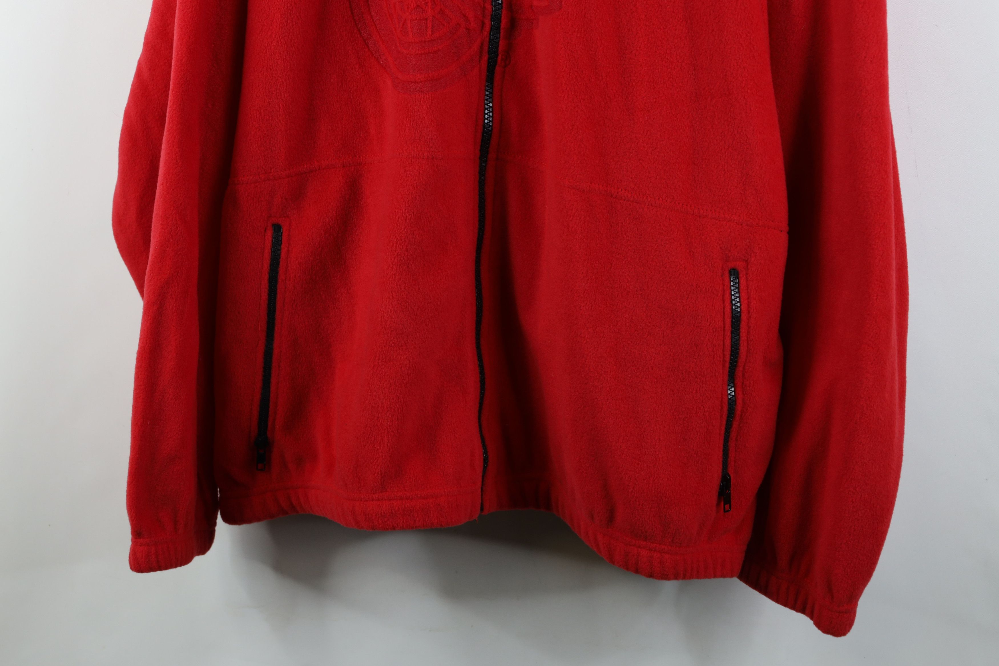 Vintage Vintage 90s Y2K Beer Detroit Red Wings Hockey Fleece Jacket Size US XL / EU 56 / 4 - 3 Thumbnail