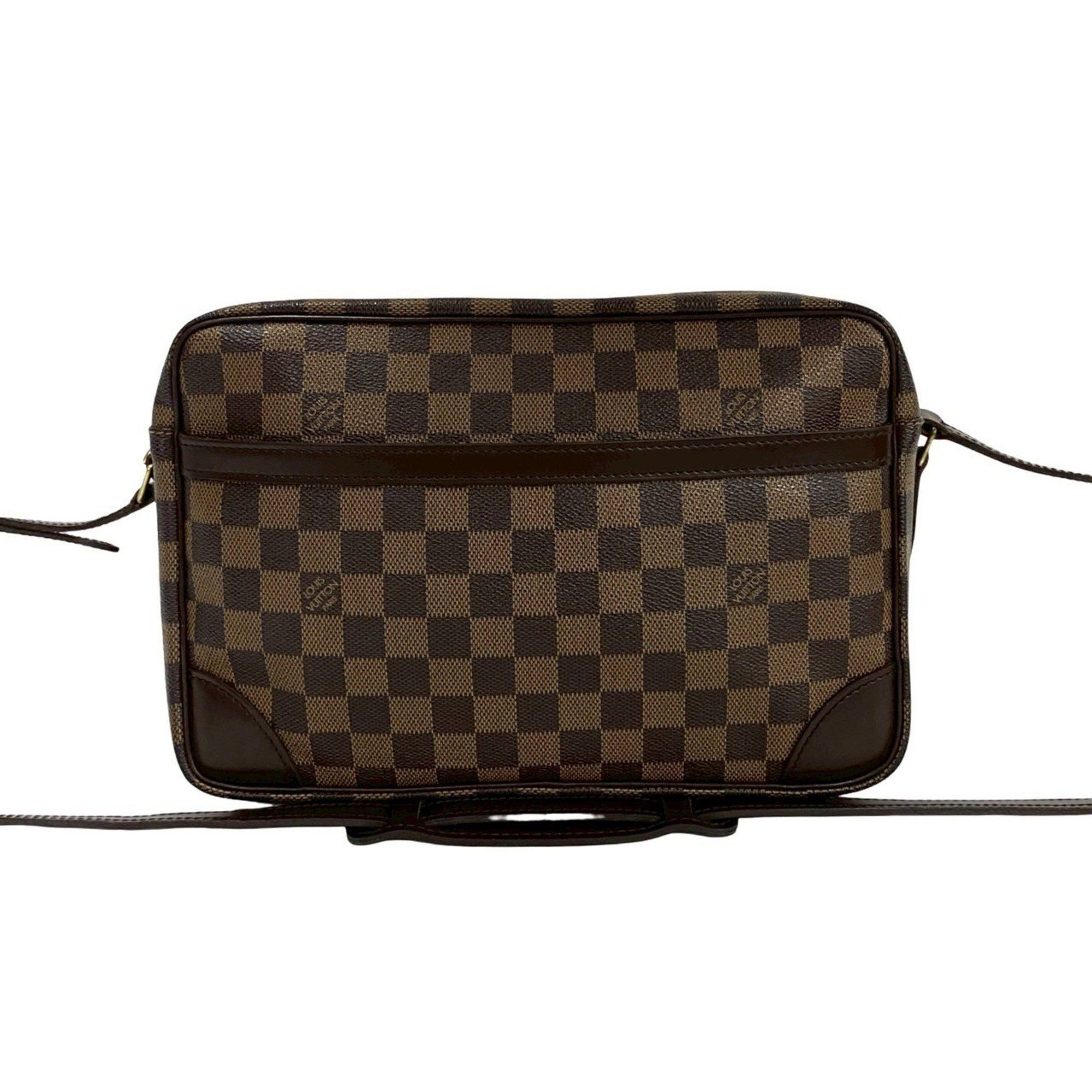 LOUIS VUITTON Trocadero Damier Leather Genuine Shoulder Bag