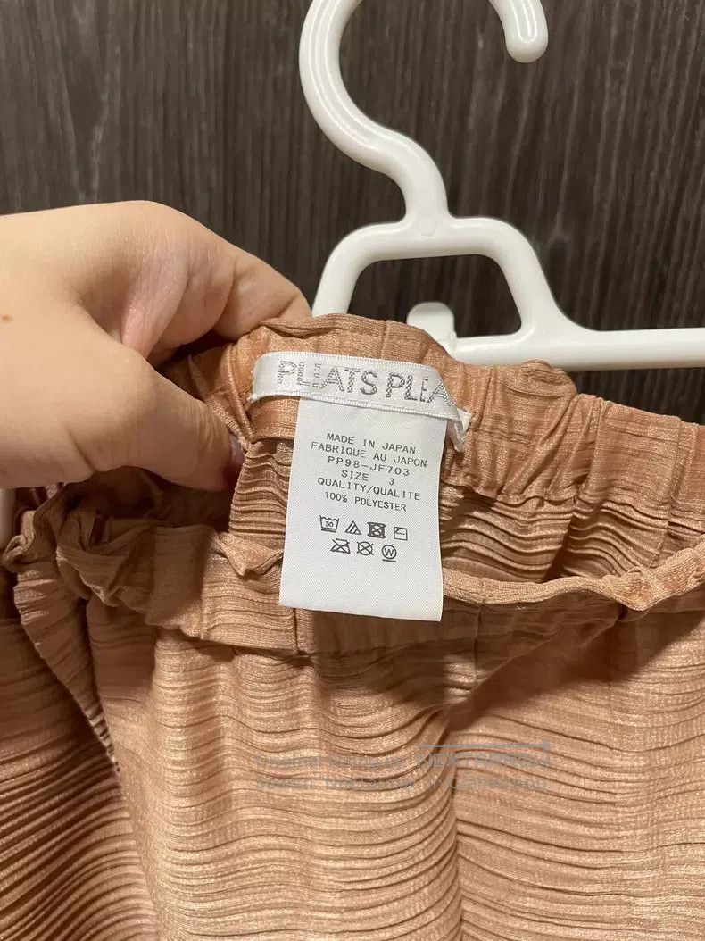 Issey Miyake Issey Miyake size:3 Special-Shaped Horizontal Stripe Pants Size 22" - 4 Thumbnail